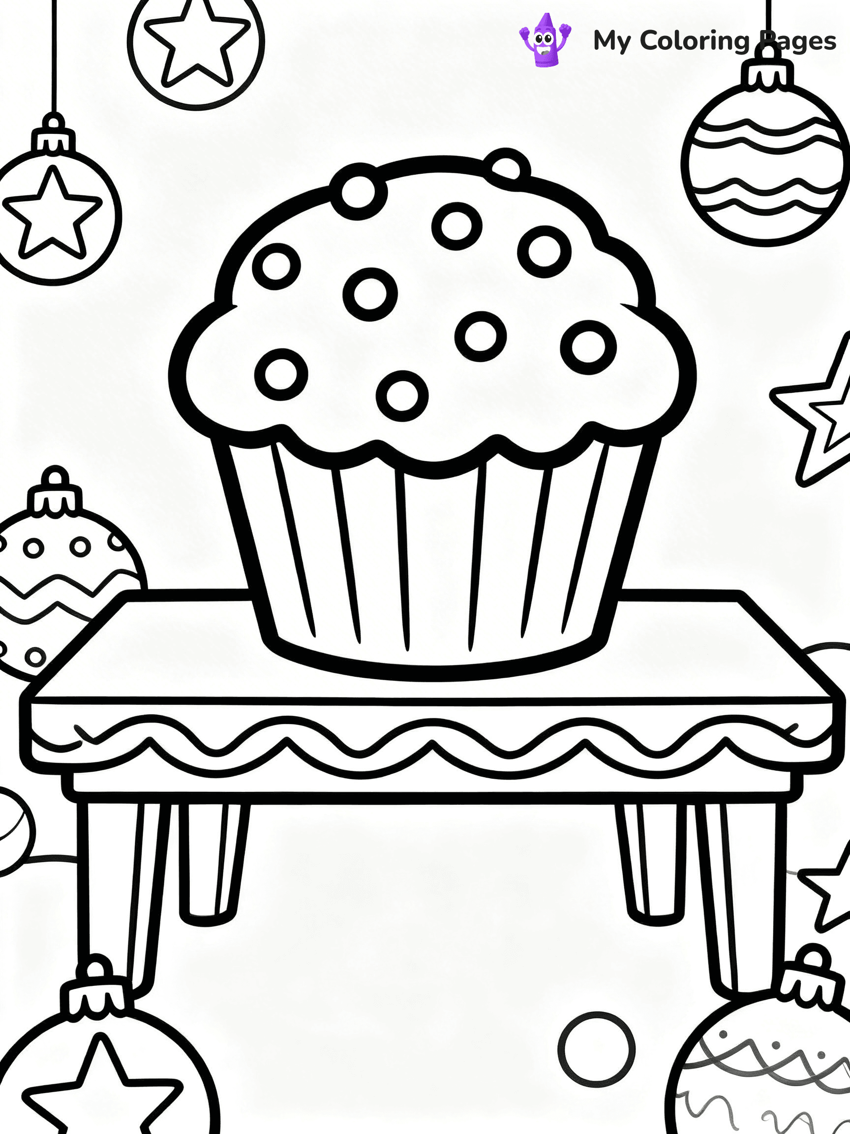 Muffin Coloring Pages - 28