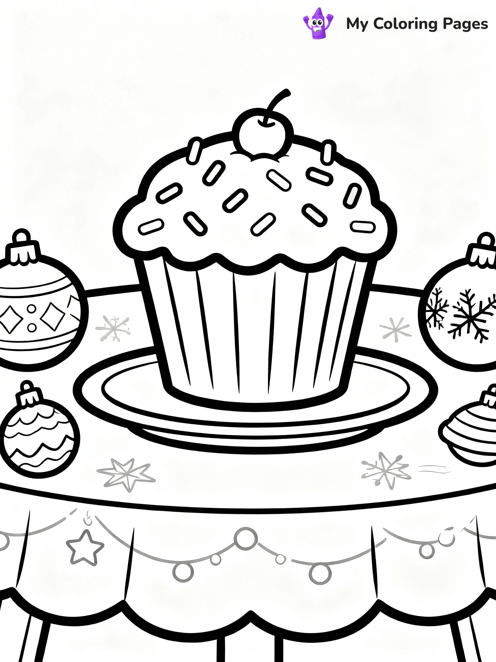 Muffin Coloring Pages - 26