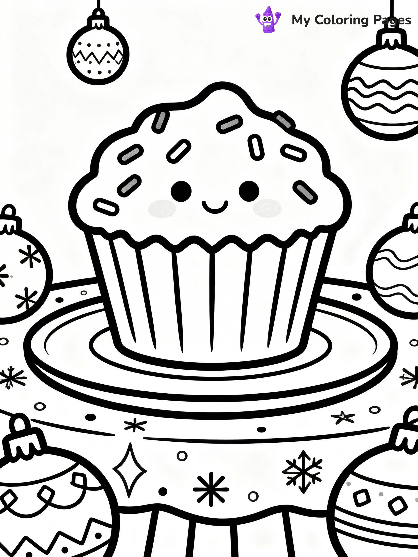 Muffin Coloring Pages - 25