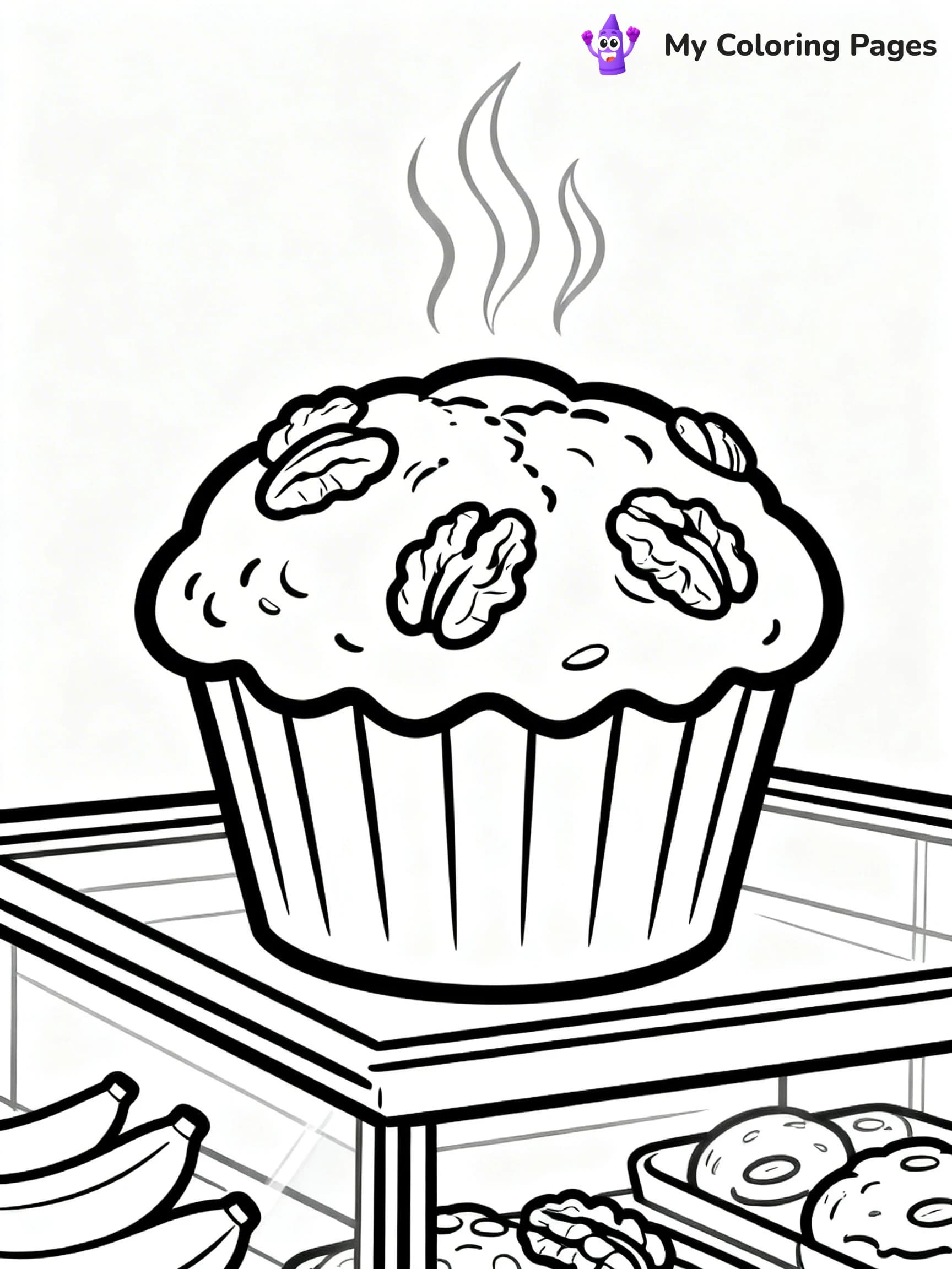 Muffin Coloring Pages - 24
