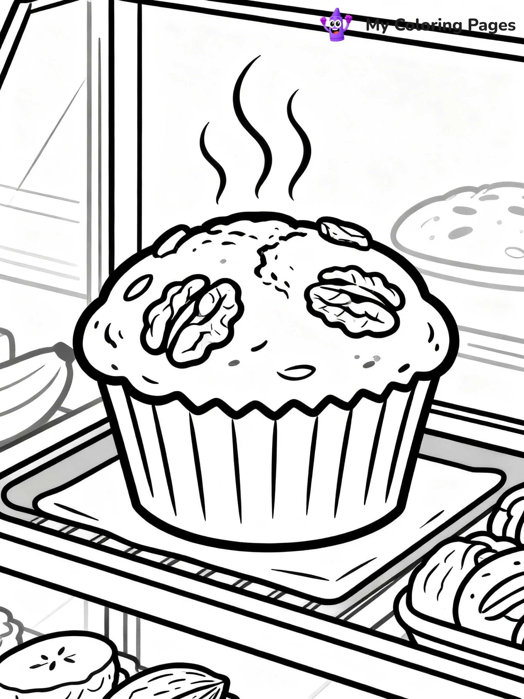 Muffin Coloring Pages - 23