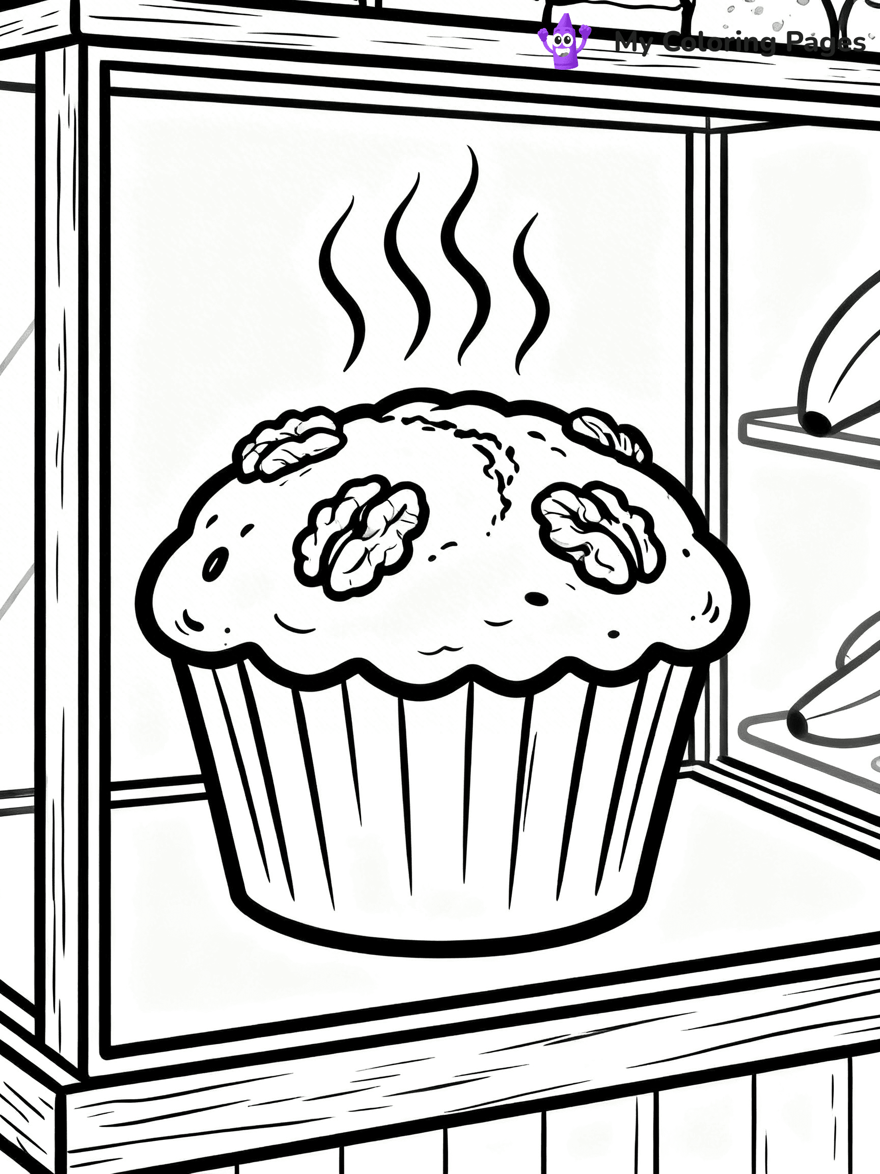 Muffin Coloring Pages - 22