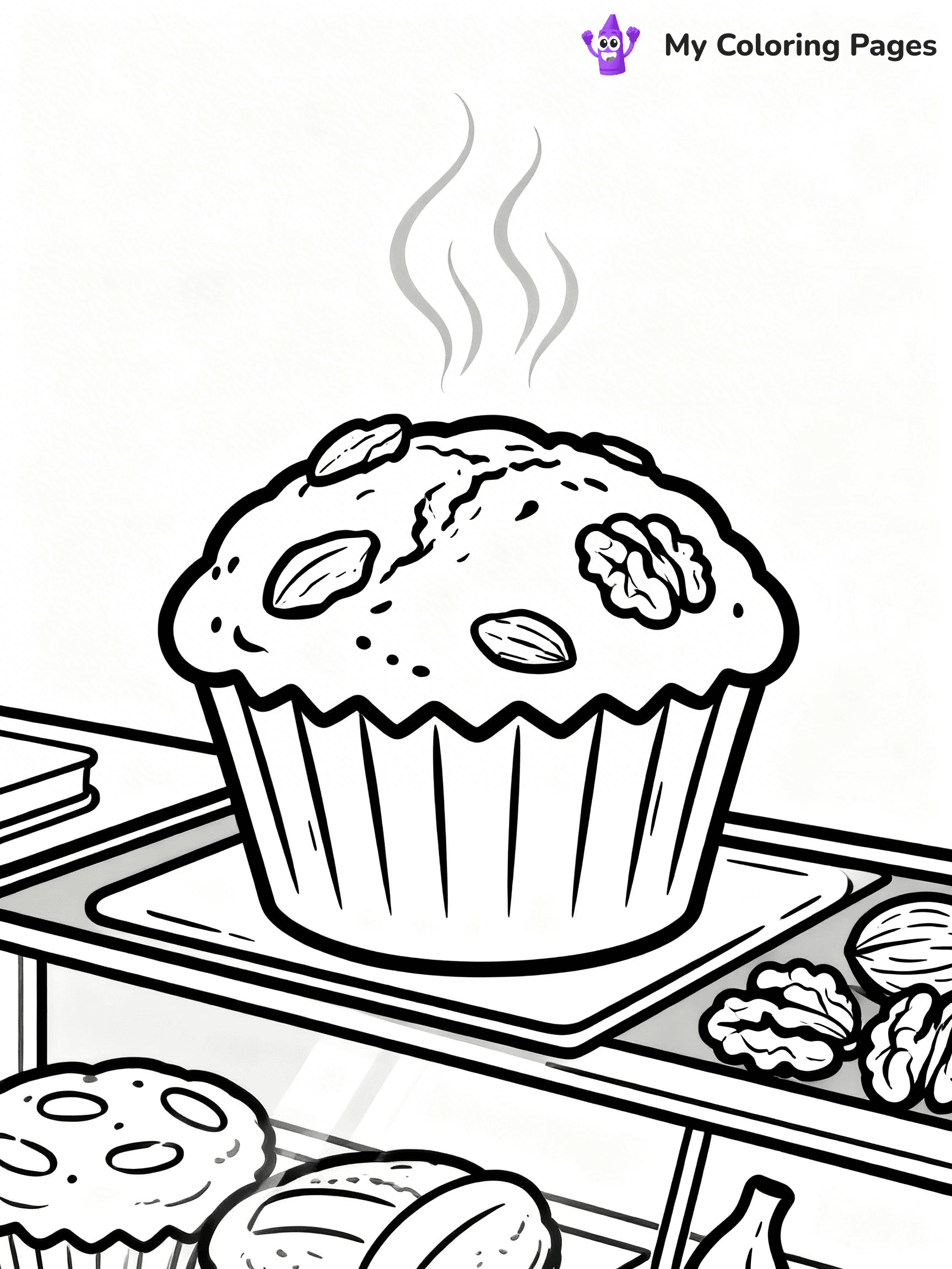 Muffin Coloring Pages - 21