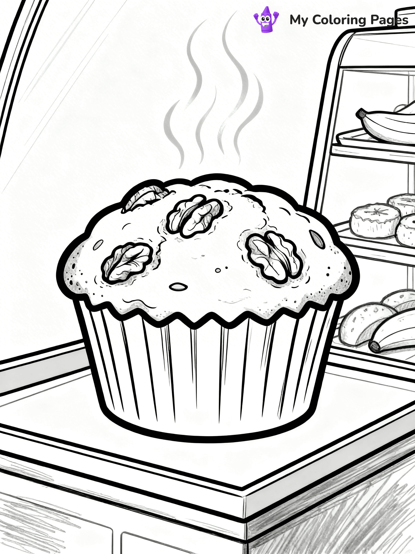 Muffin Coloring Pages - 20
