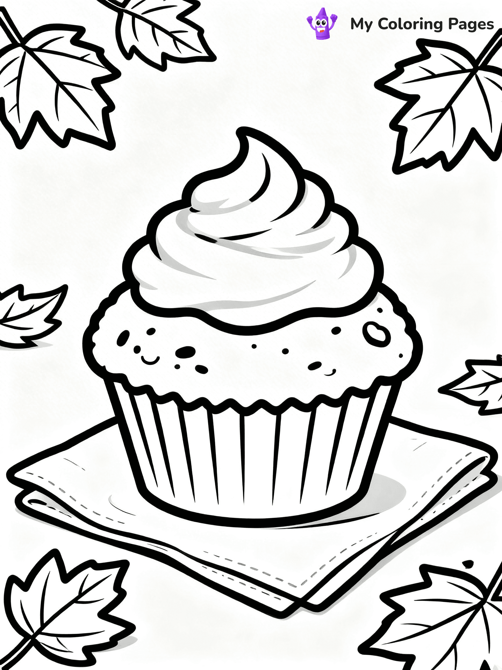 Muffin Coloring Pages - 17