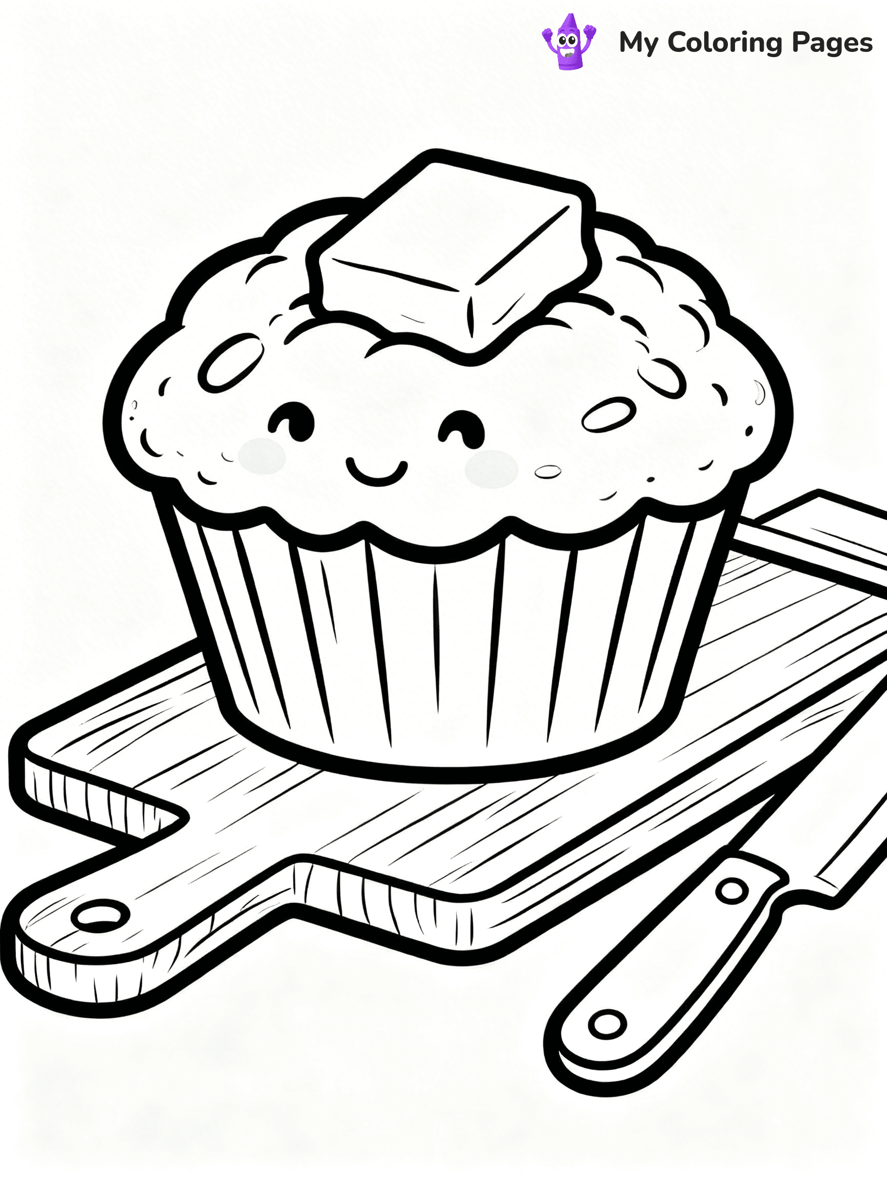 Muffin Coloring Pages - 11