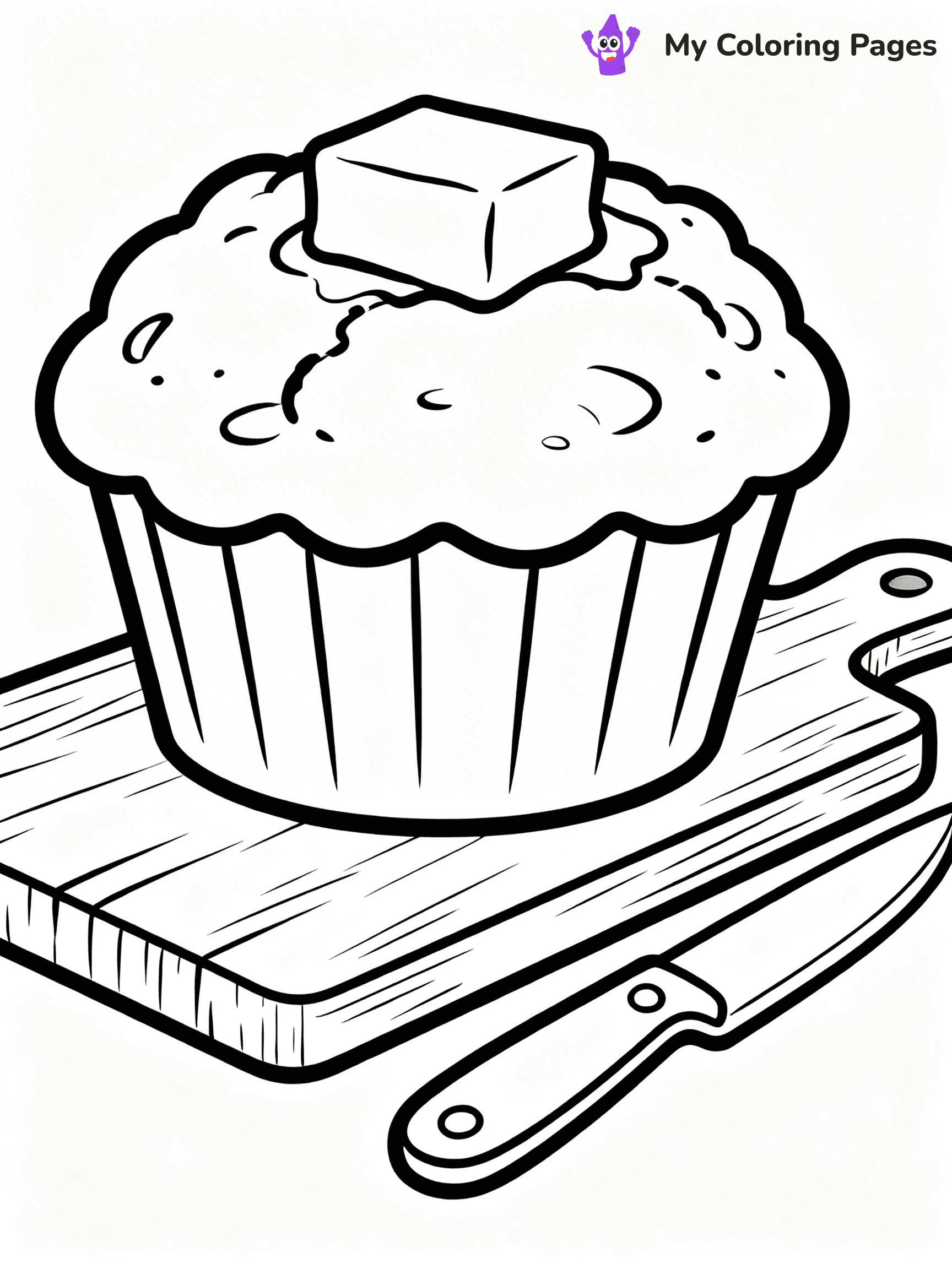 Muffin Coloring Pages - 10