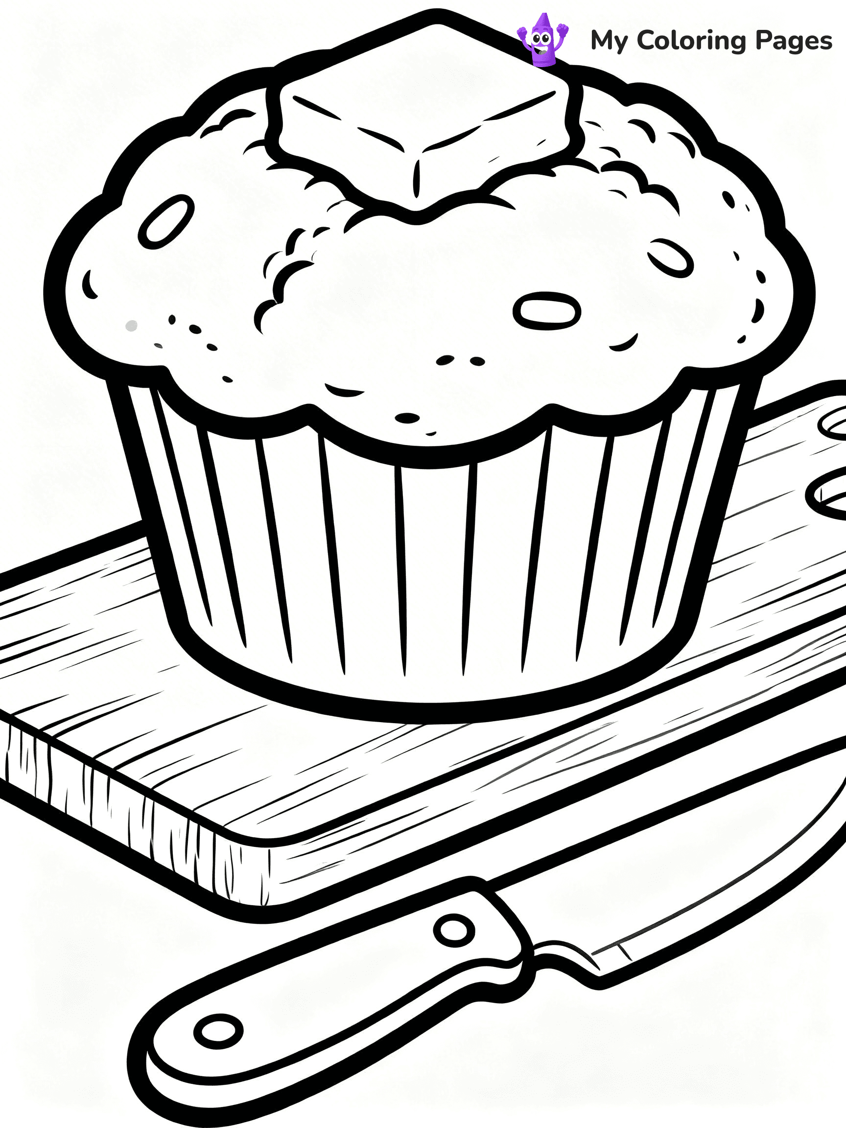 Muffin Coloring Pages - 8