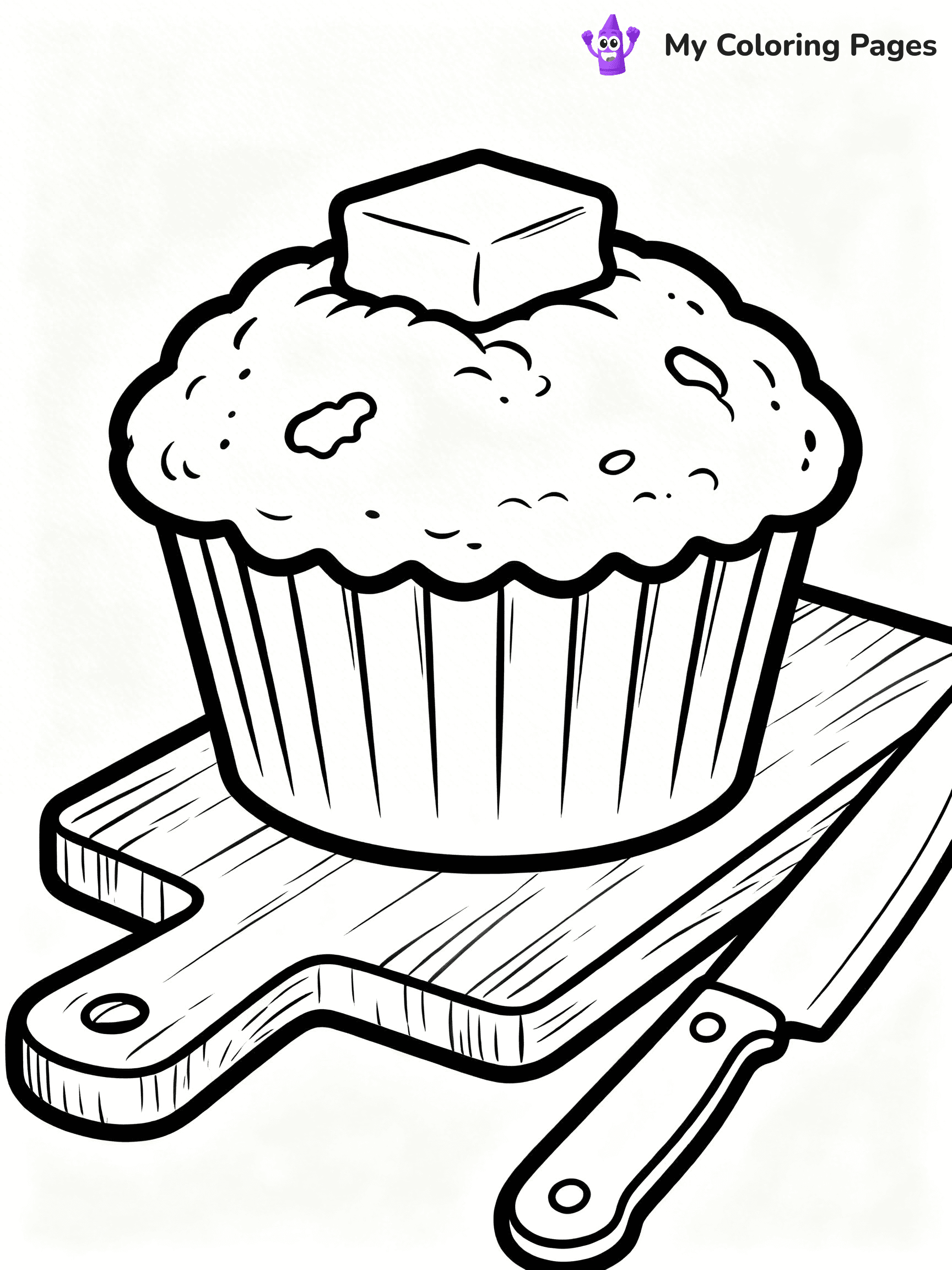 Muffin Coloring Pages - 7