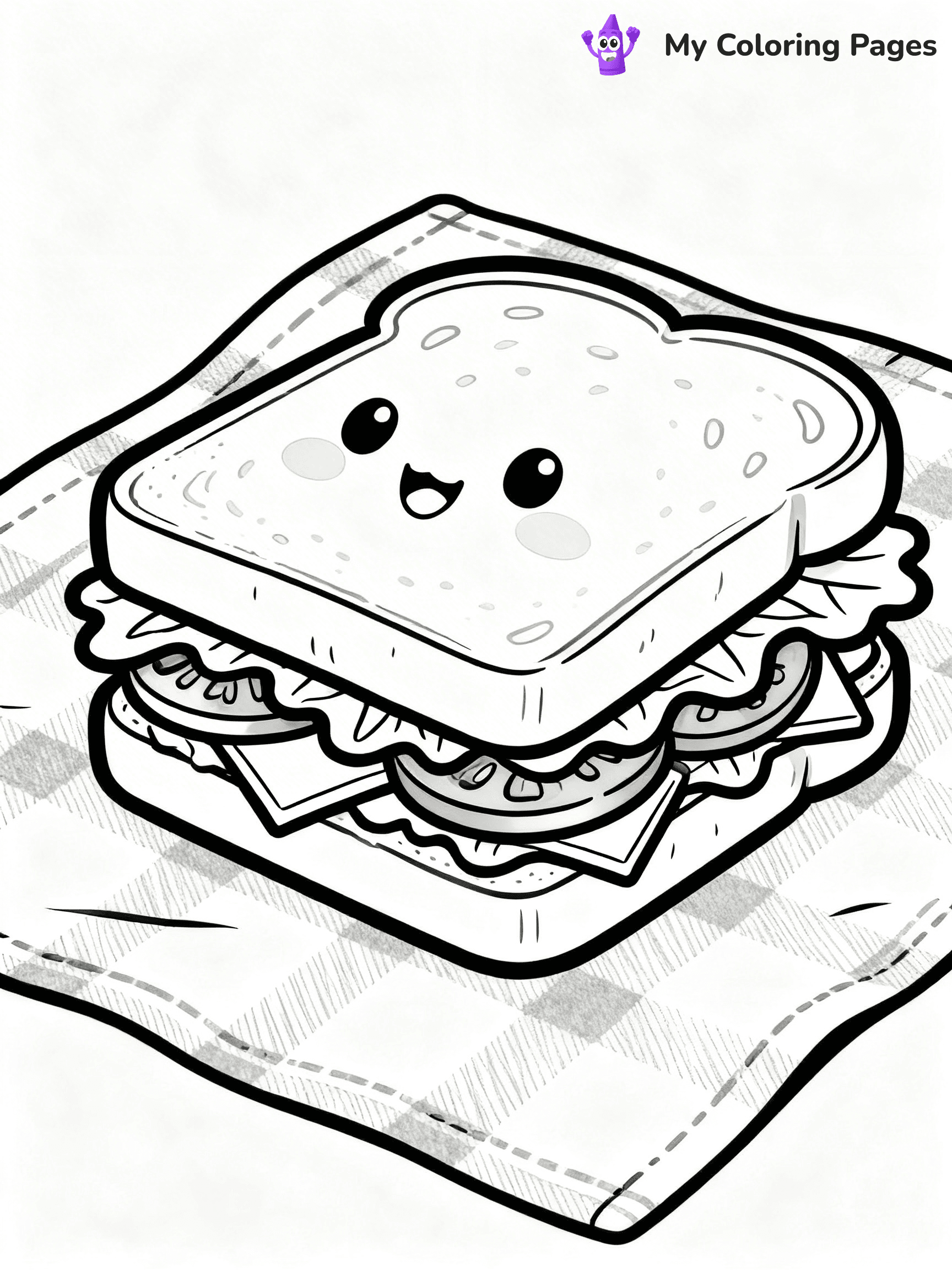 Lunch Box Coloring Pages - 57