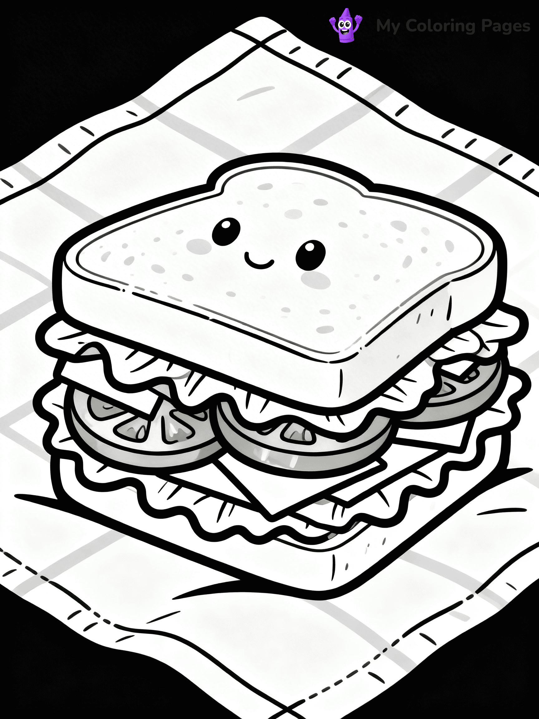 Lunch Box Coloring Pages - 54