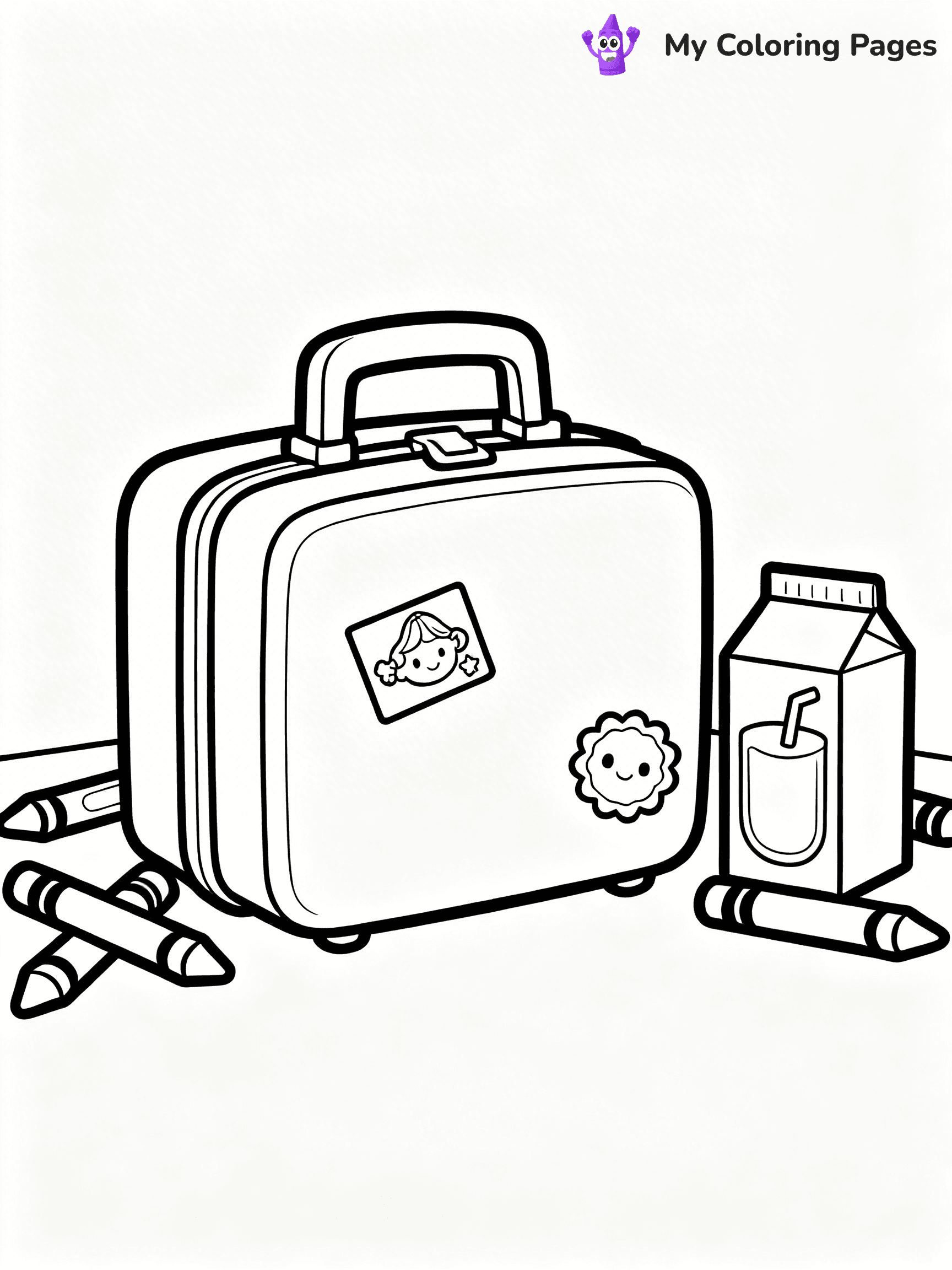 Lunch Box Coloring Pages - 44