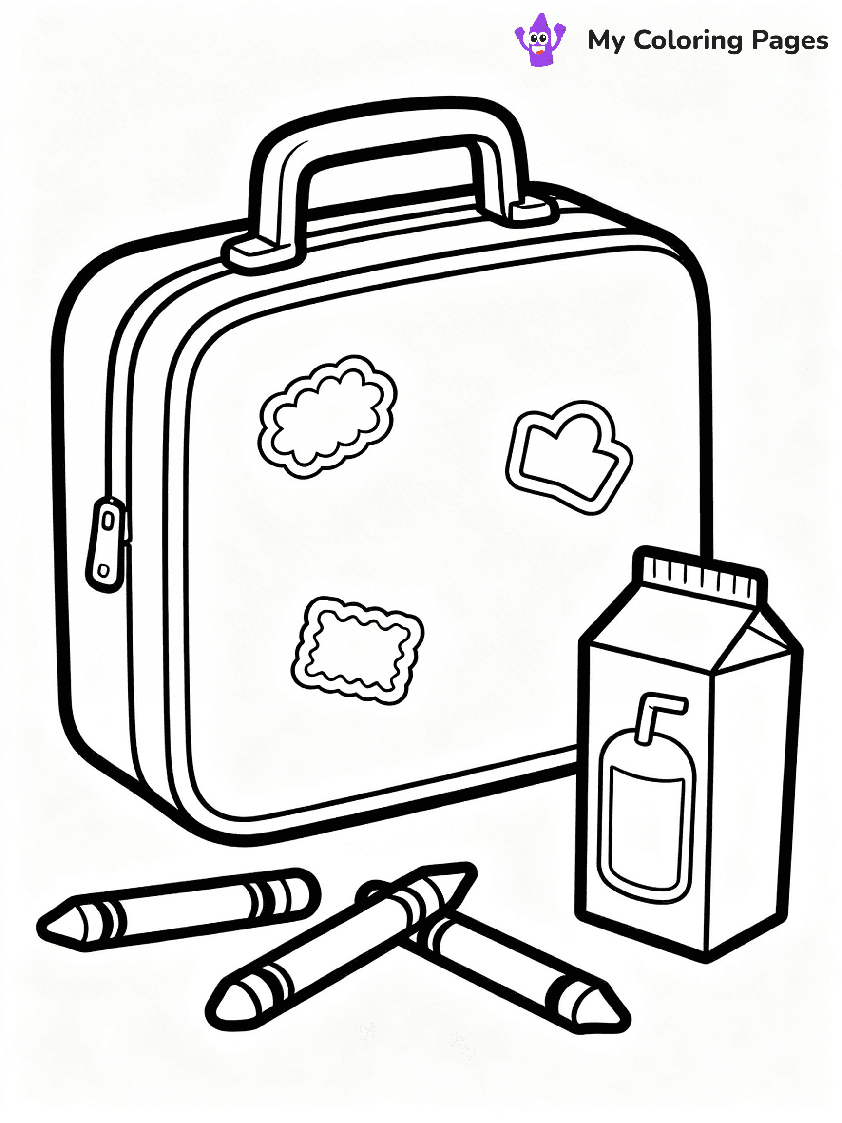 Lunch Box Coloring Pages - 41