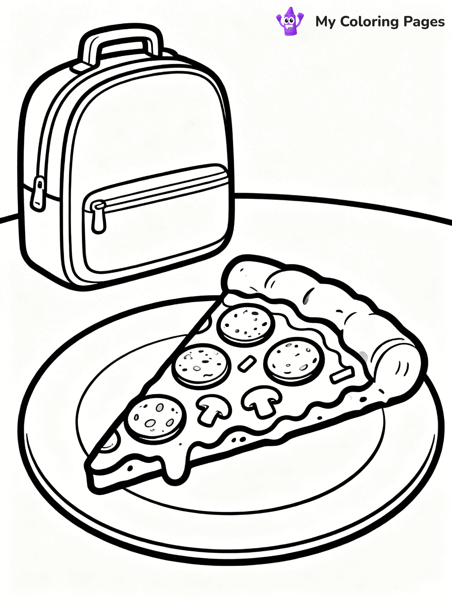 Lunch Box Coloring Pages - 26