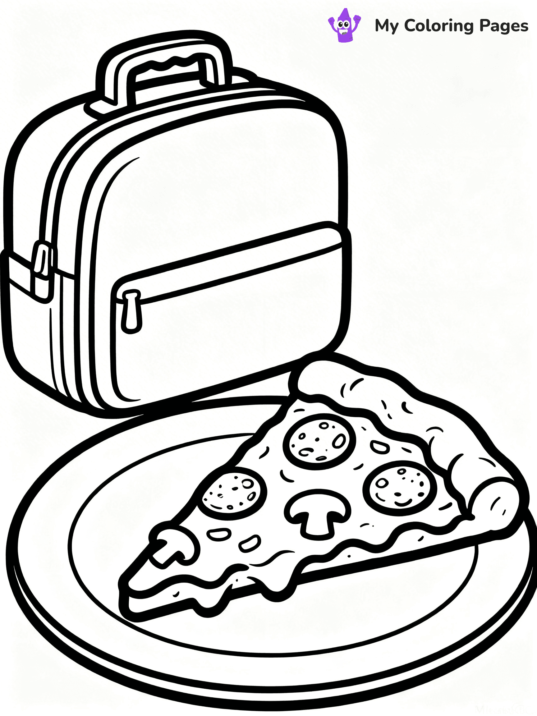 Lunch Box Coloring Pages - 25
