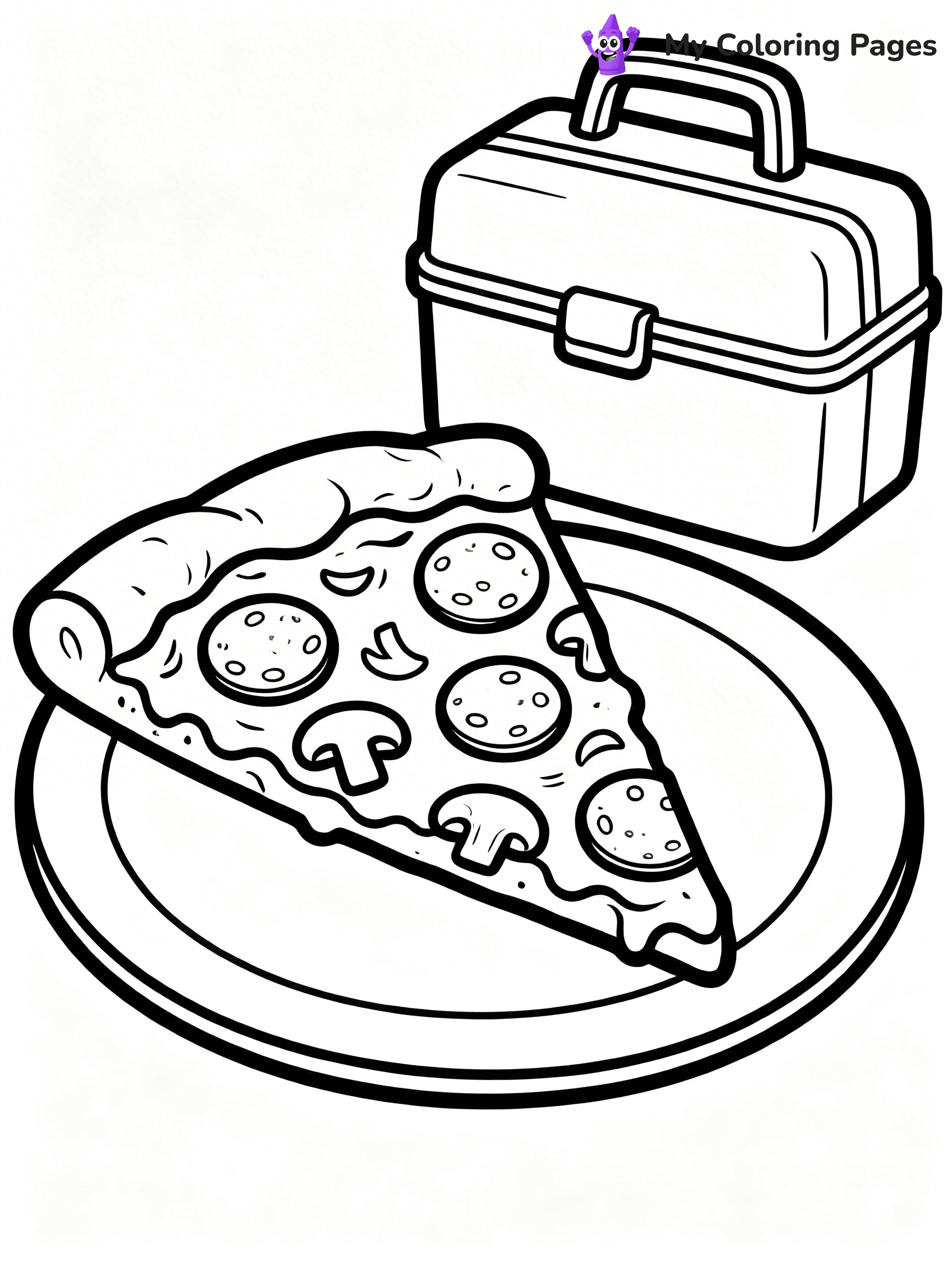 Lunch Box Coloring Pages - 24