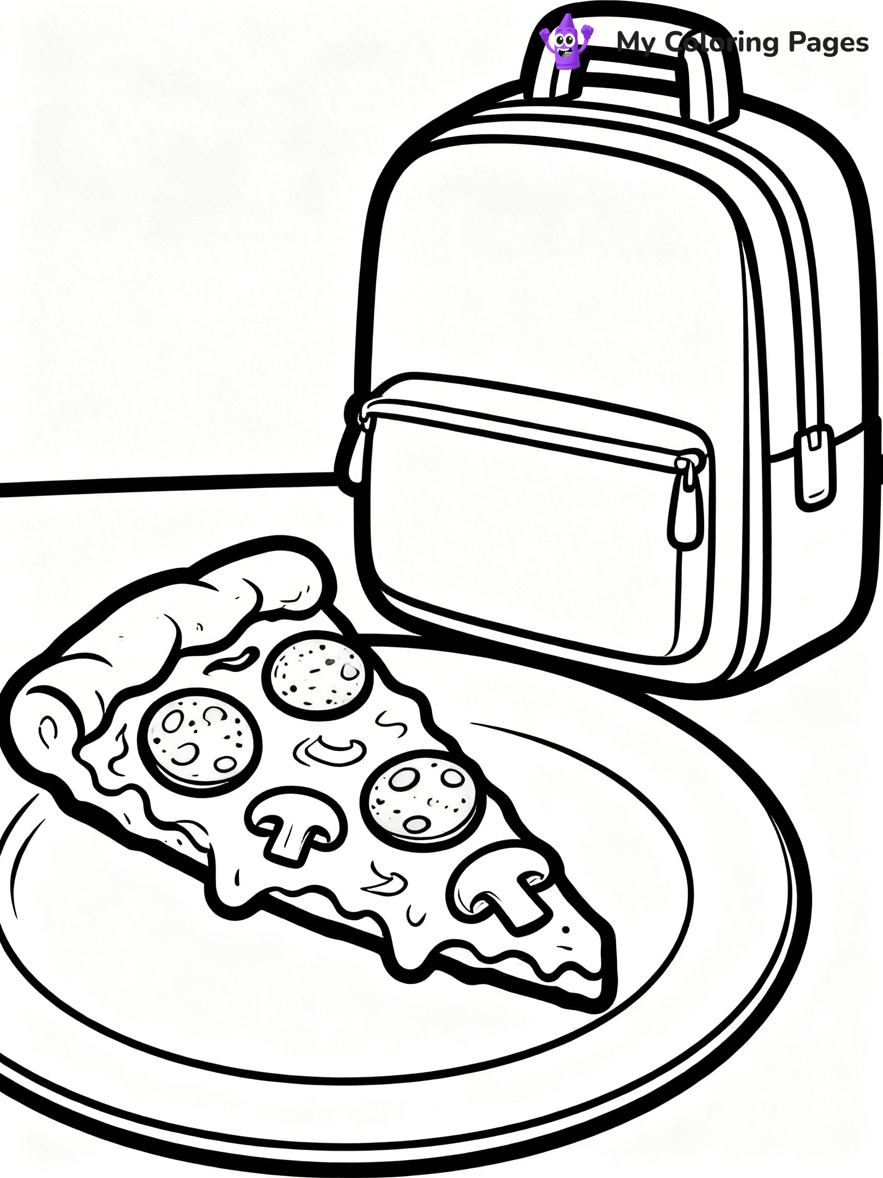 Lunch Box Coloring Pages - 23