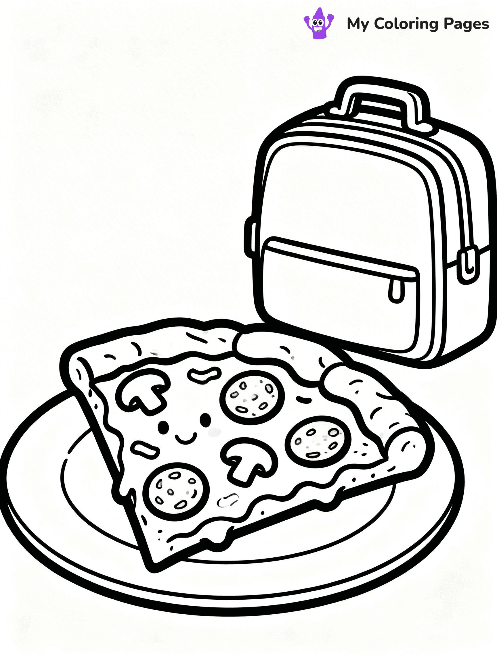 Lunch Box Coloring Pages - 22