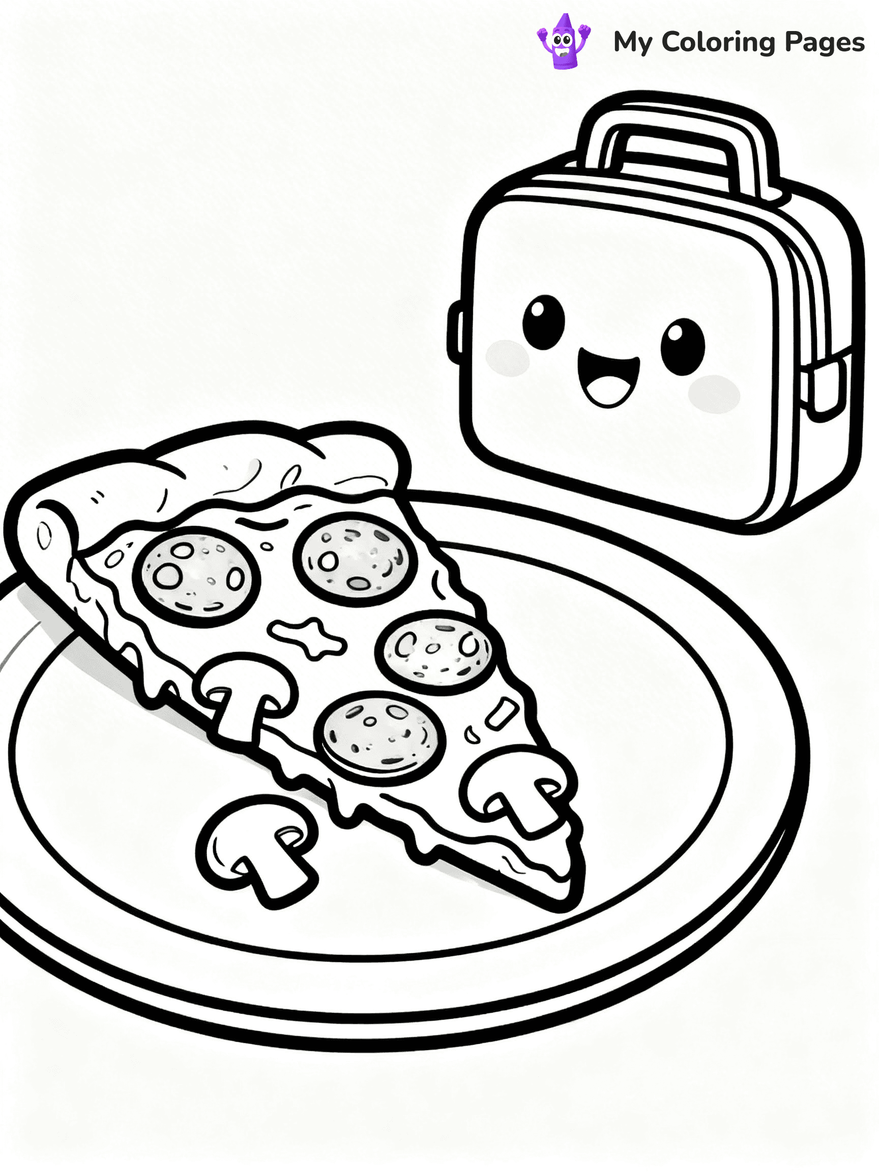 Lunch Box Coloring Pages - 21
