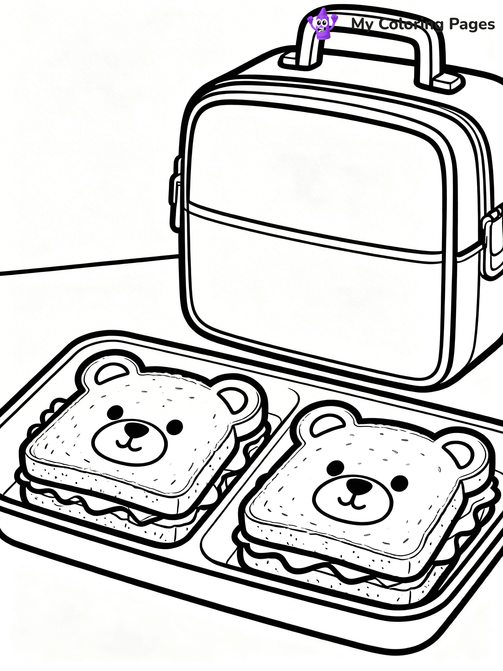 Lunch Box Coloring Pages - 20