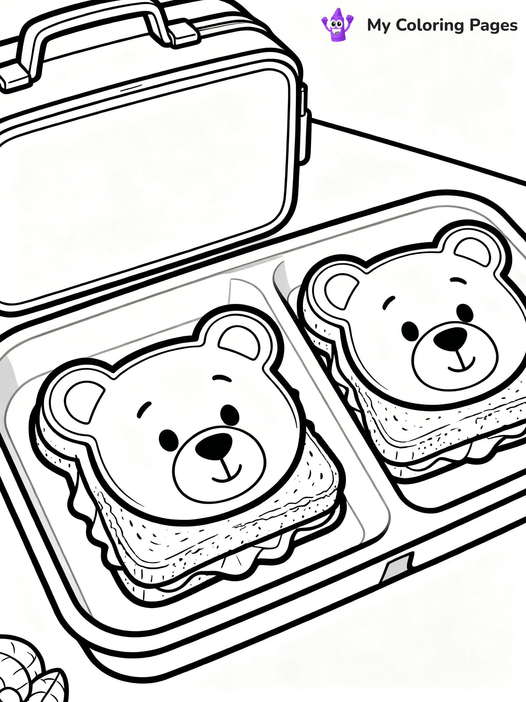 Lunch Box Coloring Pages - 18
