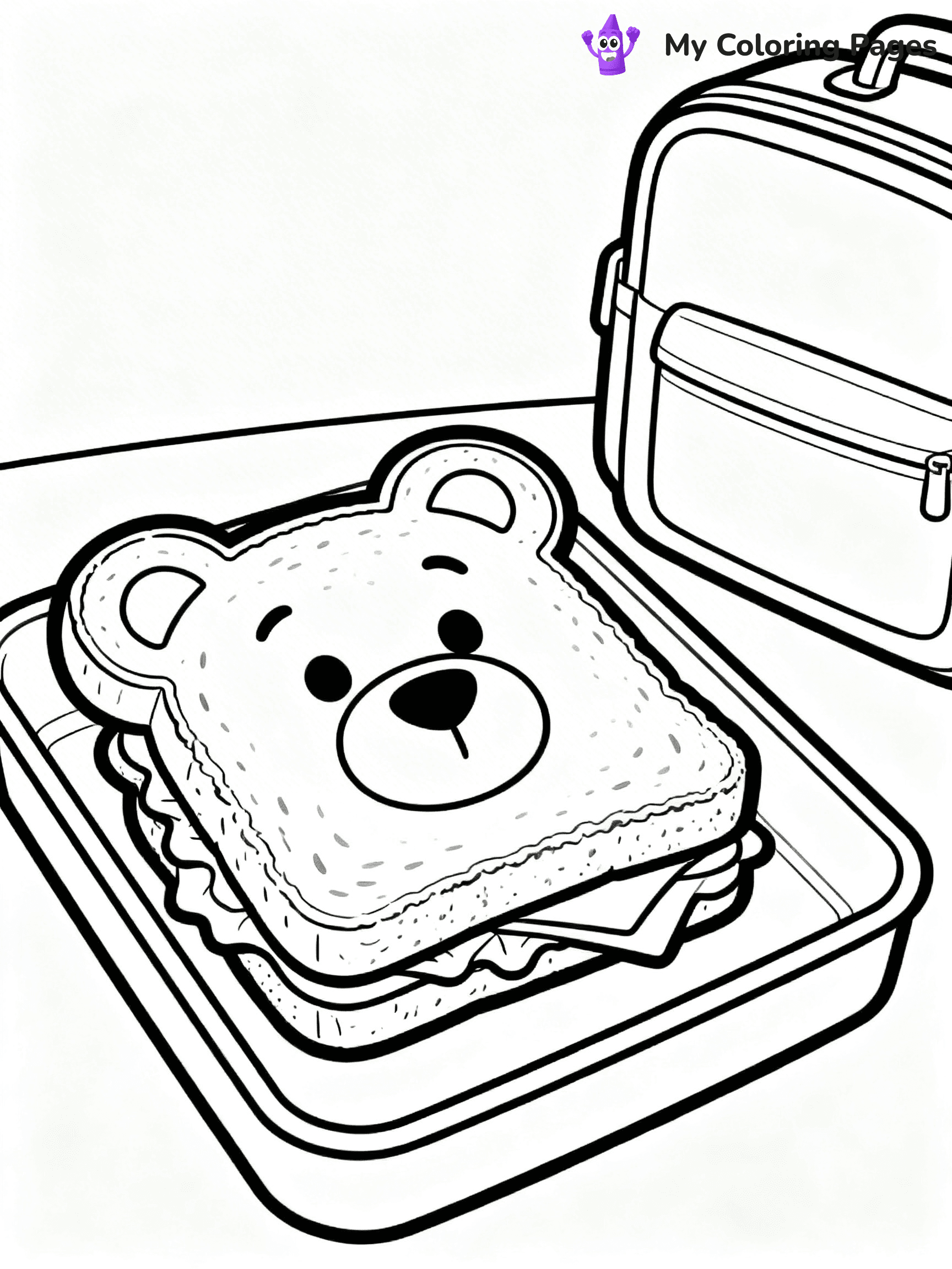 Lunch Box Coloring Pages - 17