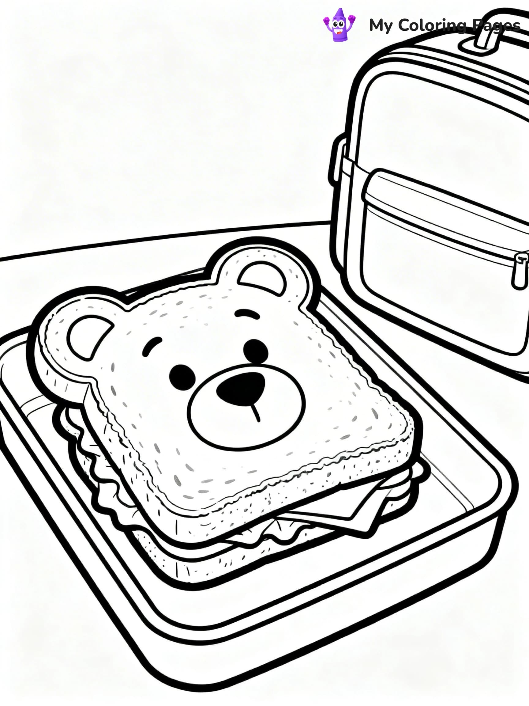 Lunch Box Coloring Pages - 17