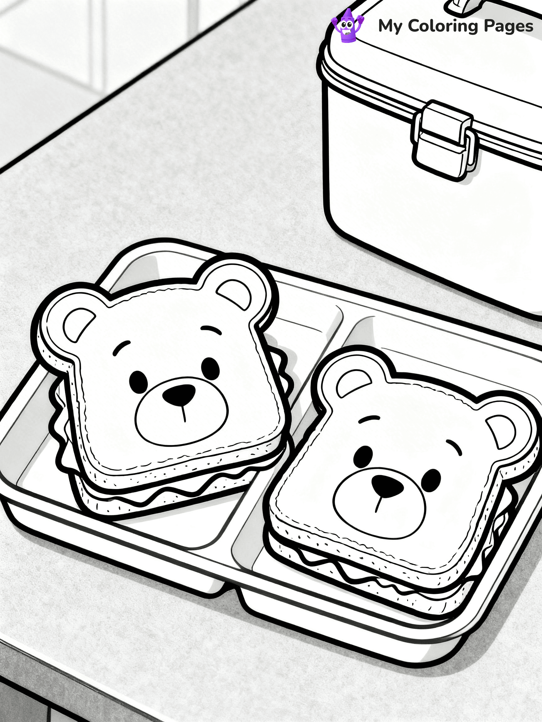 Lunch Box Coloring Pages - 16