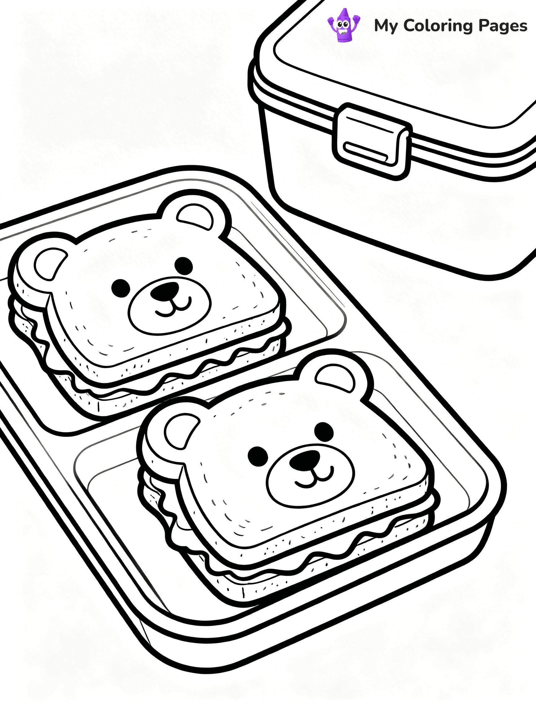 Lunch Box Coloring Pages - 14