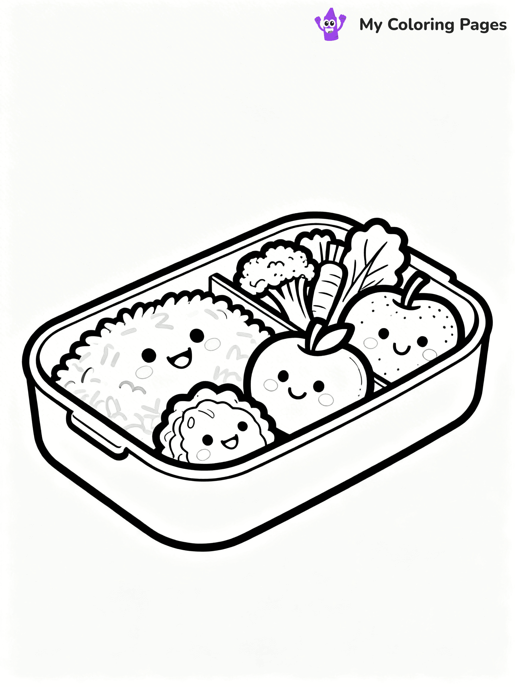 Lunch Box Coloring Pages - 13