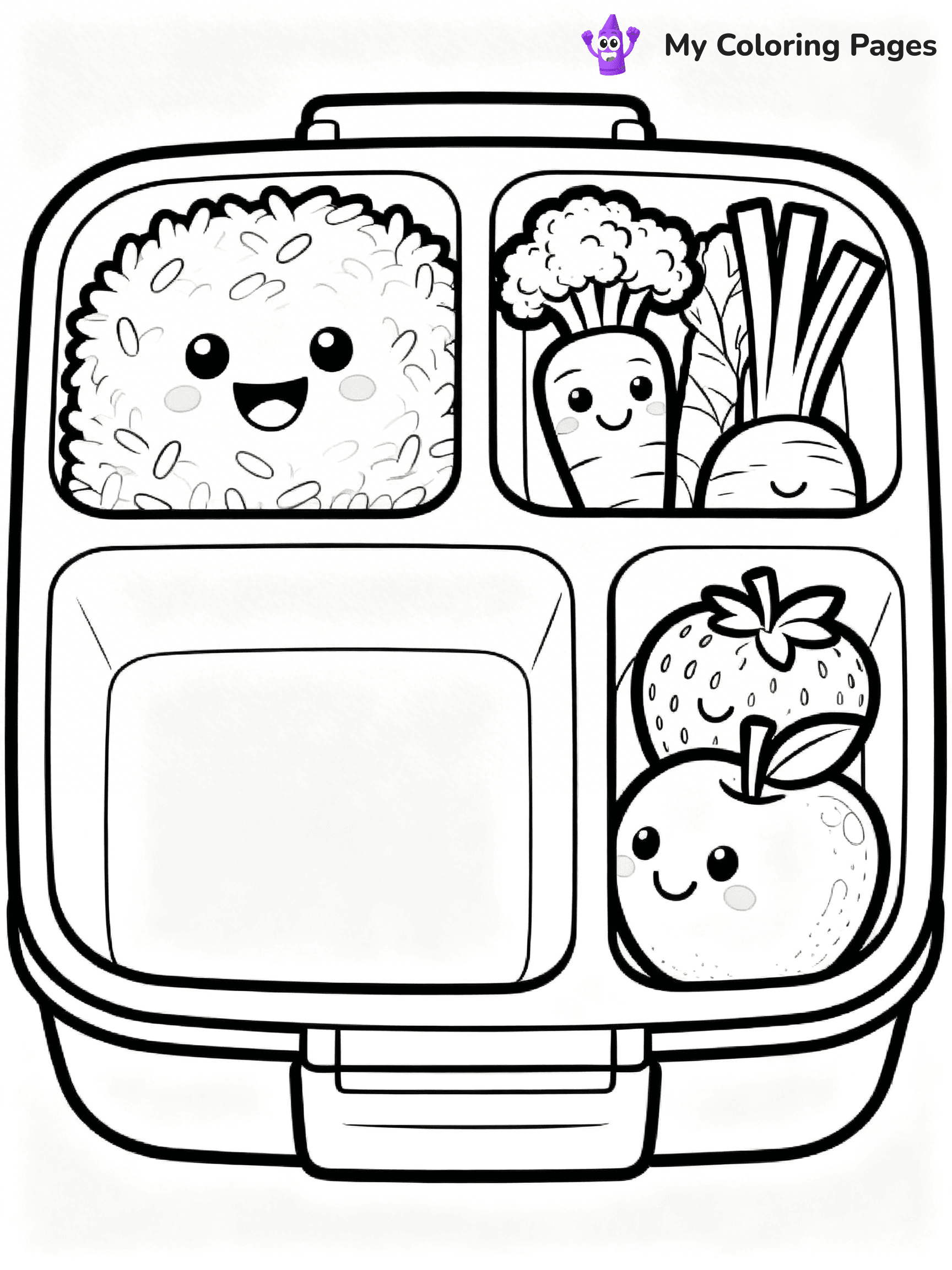 Lunch Box Coloring Pages - 12
