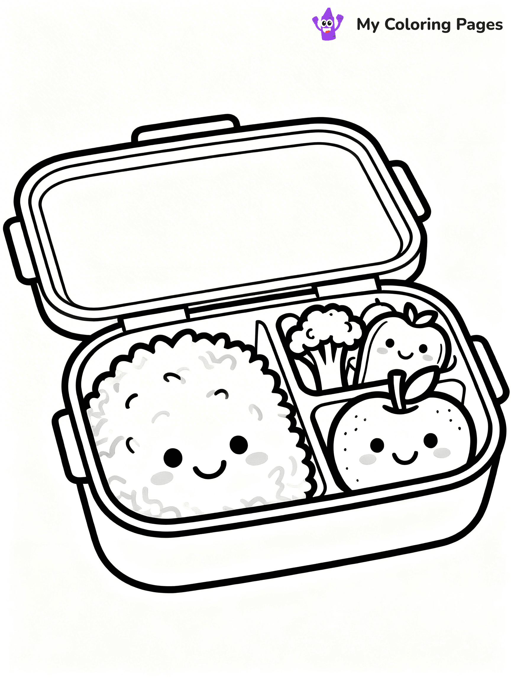 Lunch Box Coloring Pages - 11