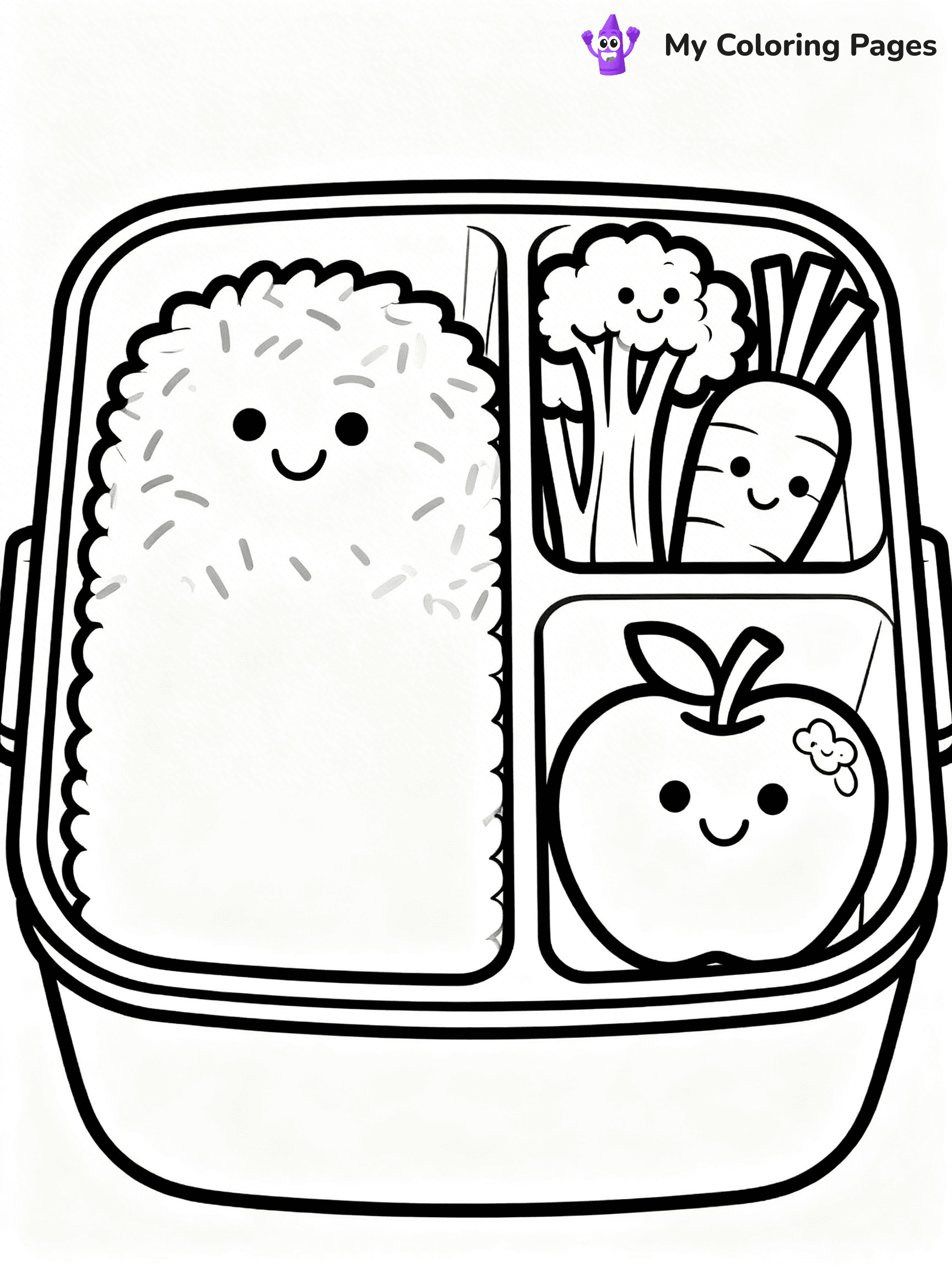 Lunch Box Coloring Pages - 9