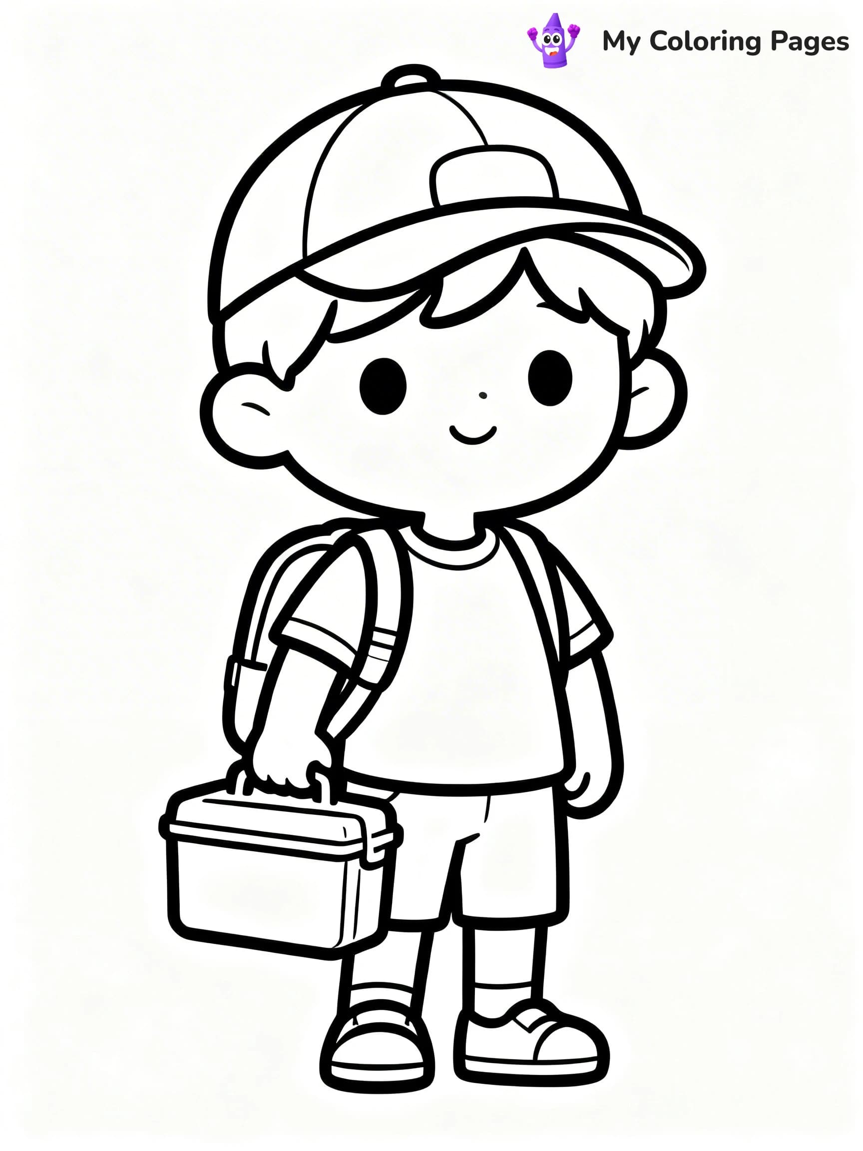 Lunch Box Coloring Pages - 6