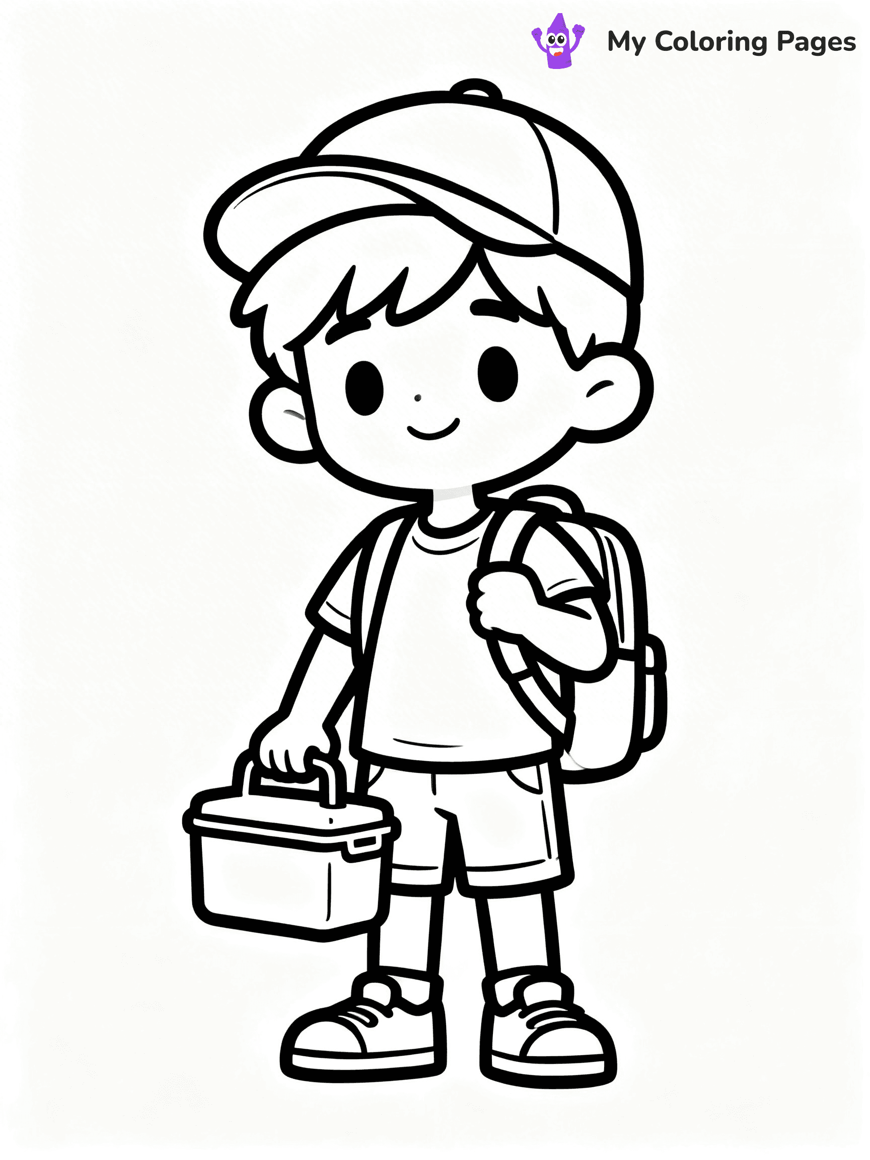 Lunch Box Coloring Pages - 2