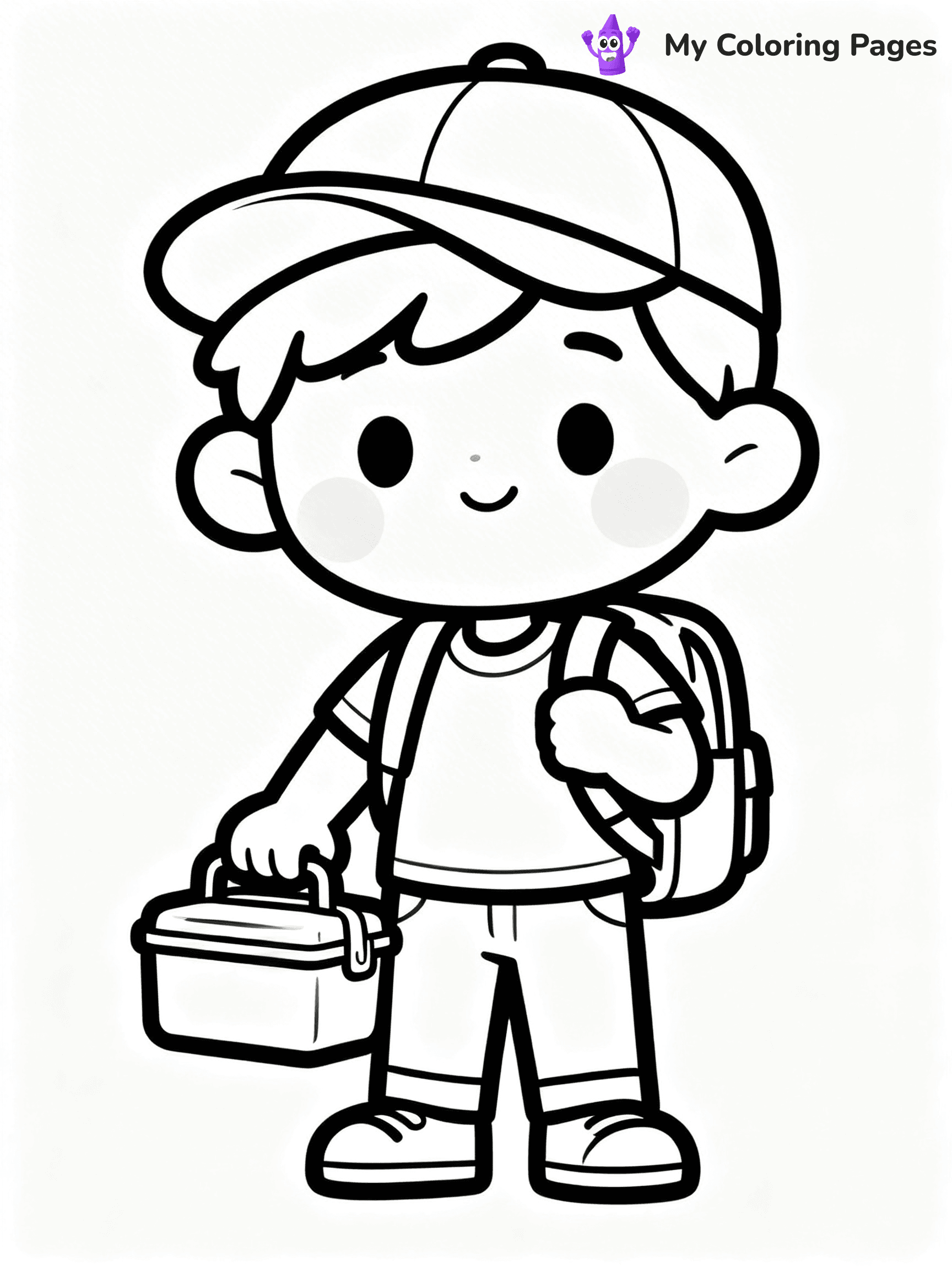 Lunch Box Coloring Pages - 1