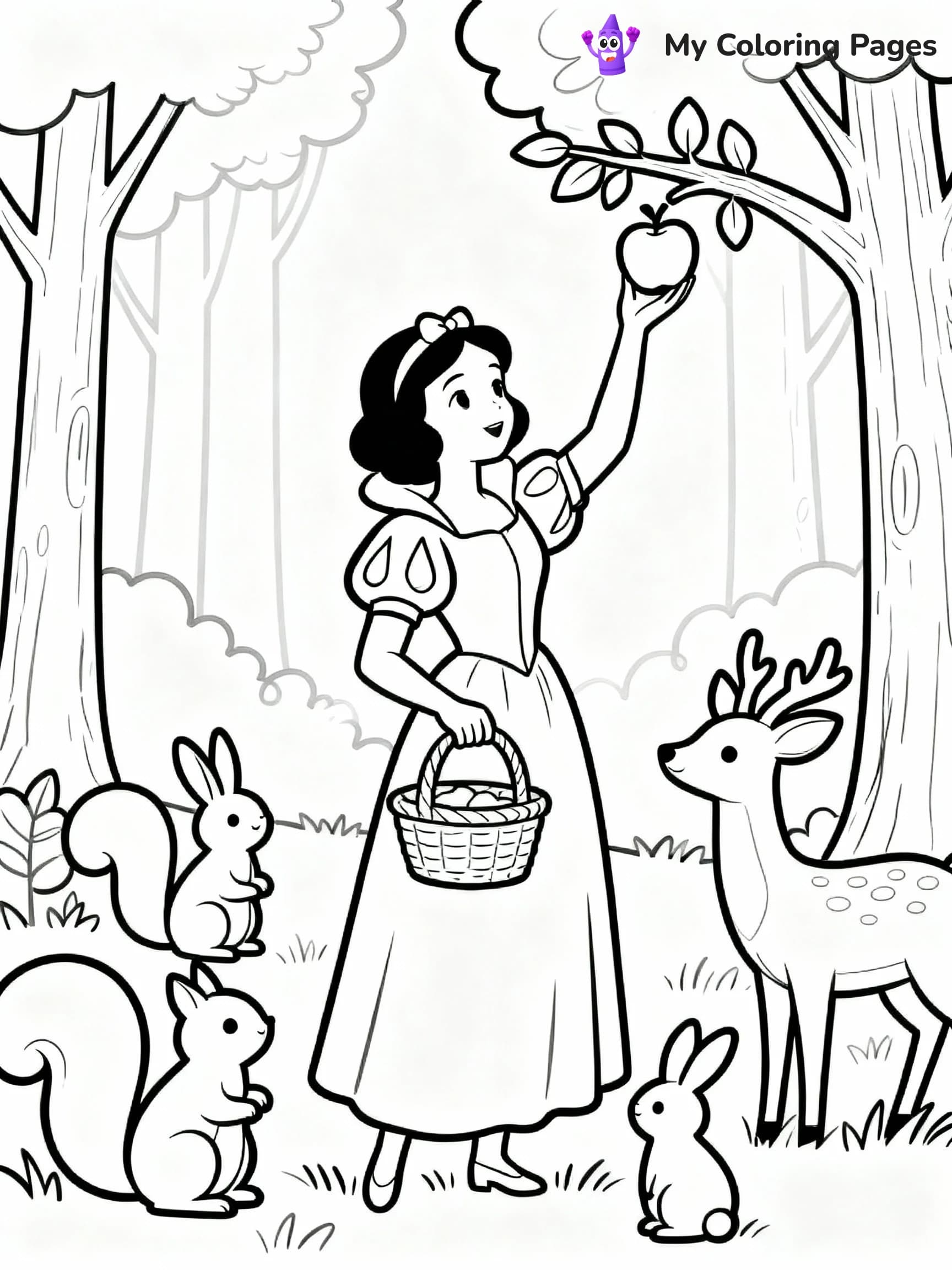 Disney Princess Coloring Pages - 3