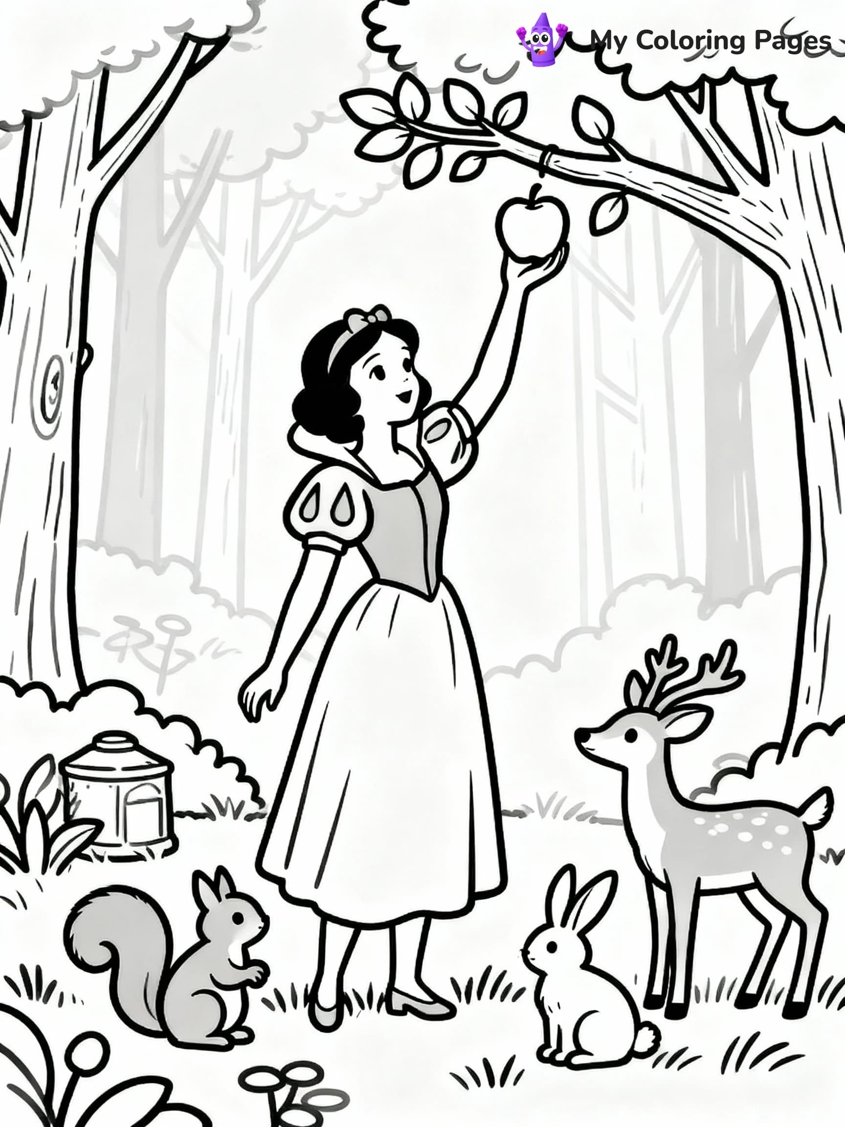 Disney Princess Coloring Pages - 2