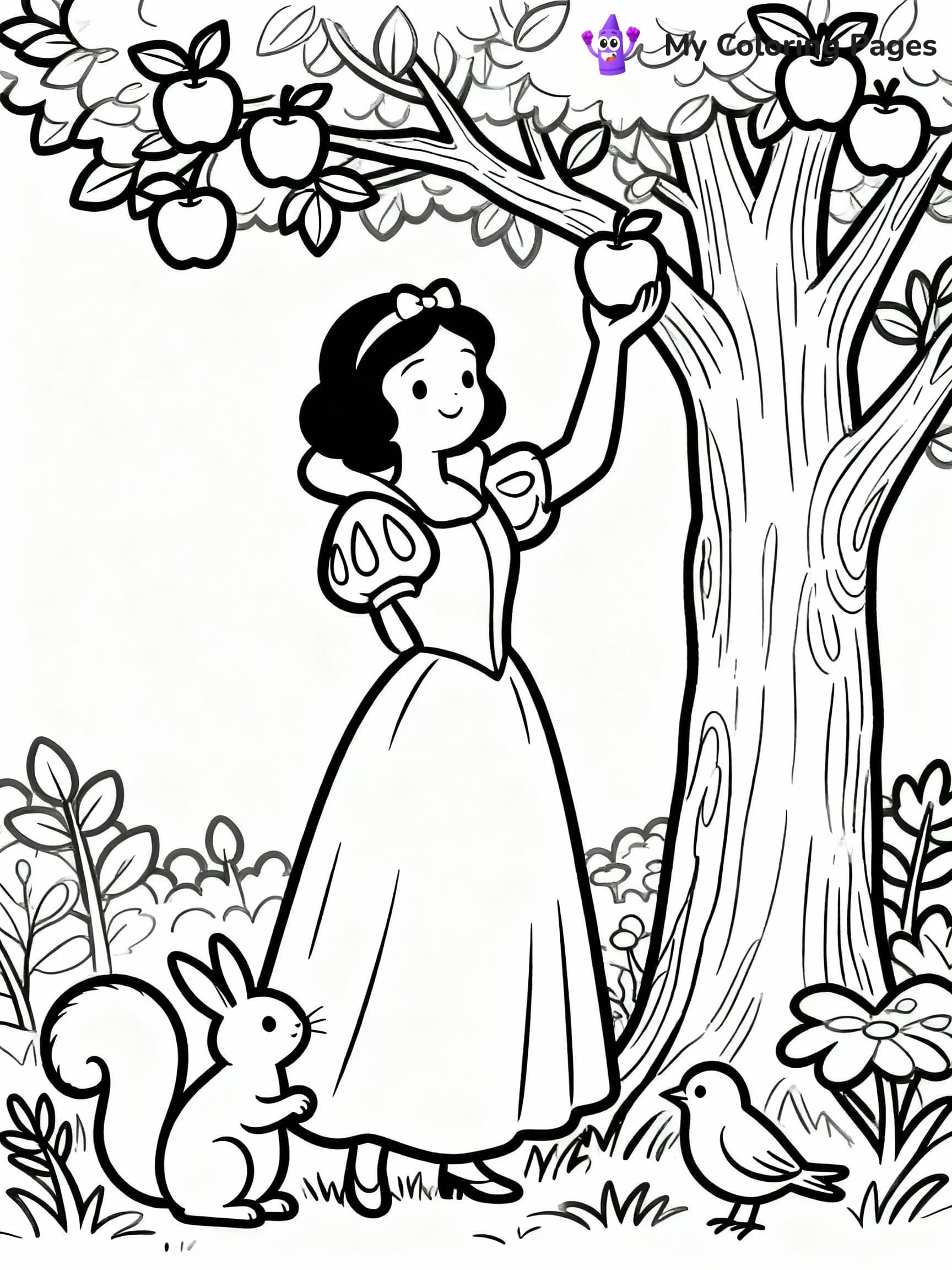 Disney Princess Coloring Pages - 1