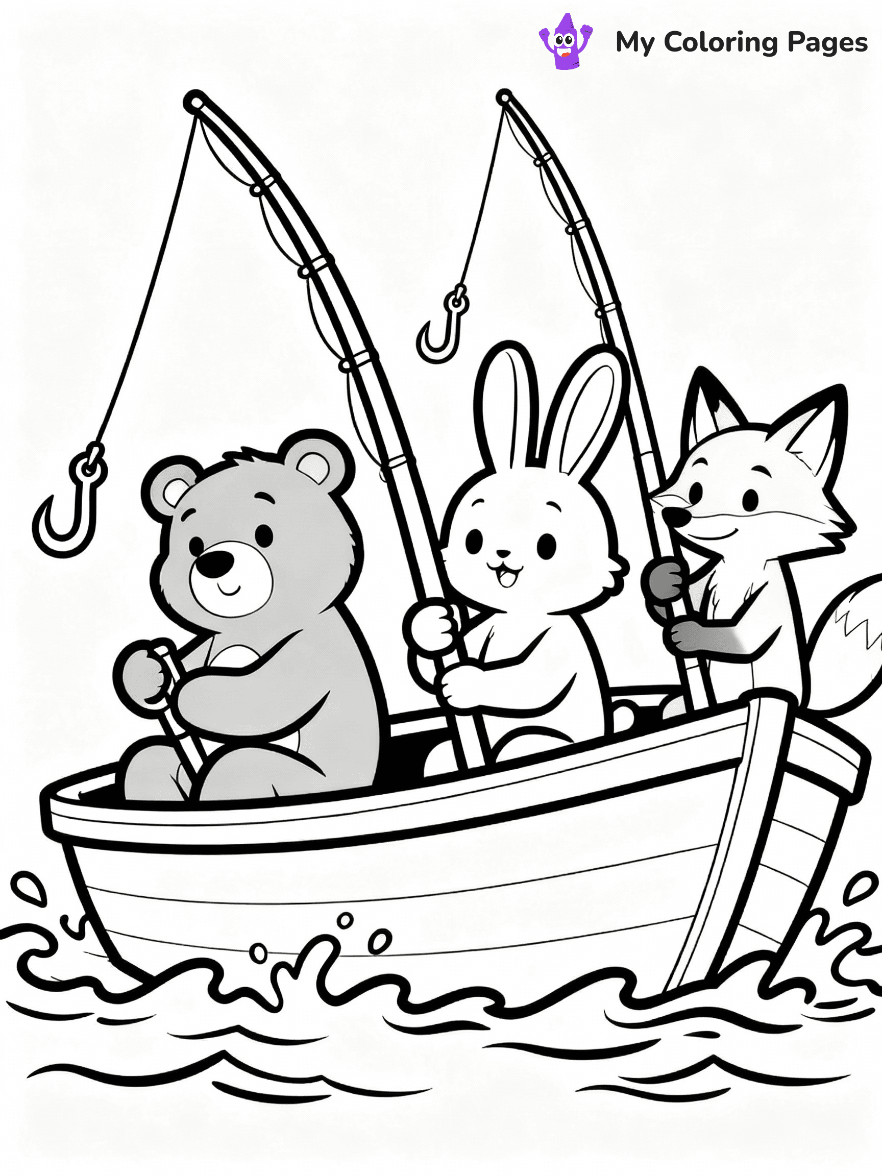Fishing Coloring Pages - 27