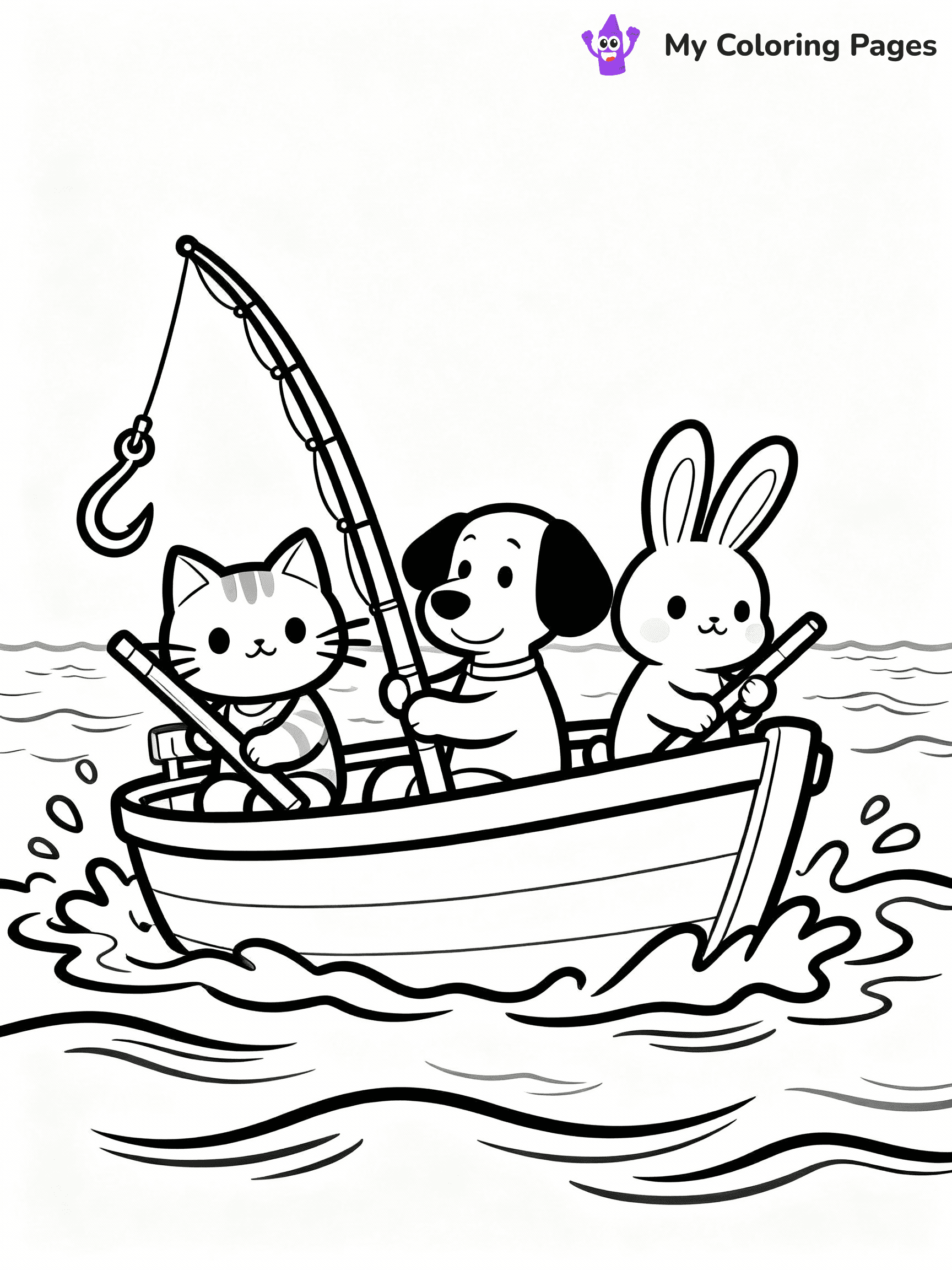 Fishing Coloring Pages - 26