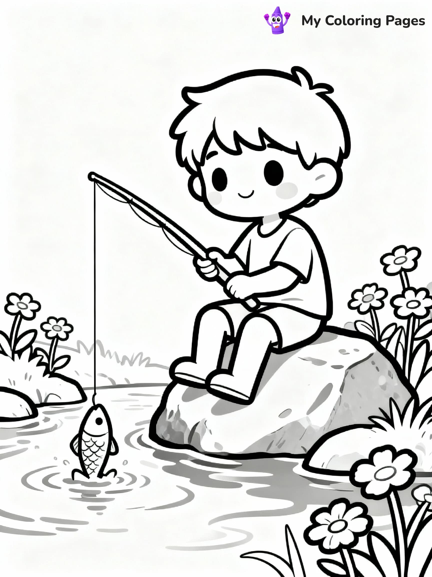 Fishing Coloring Pages - 24