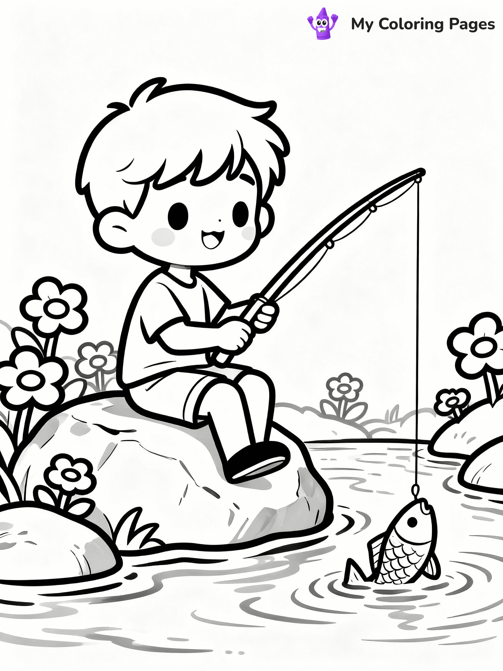 Fishing Coloring Pages - 22