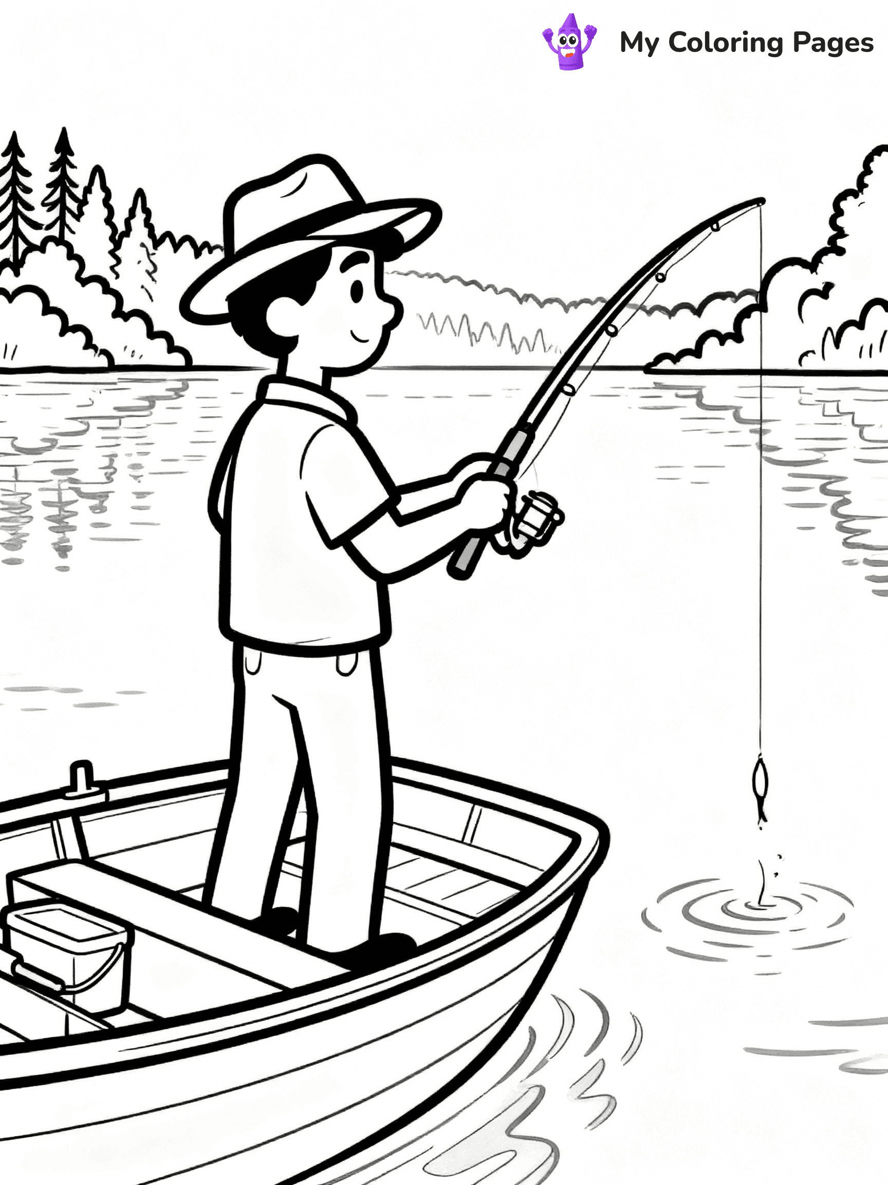 Fishing Coloring Pages - 16