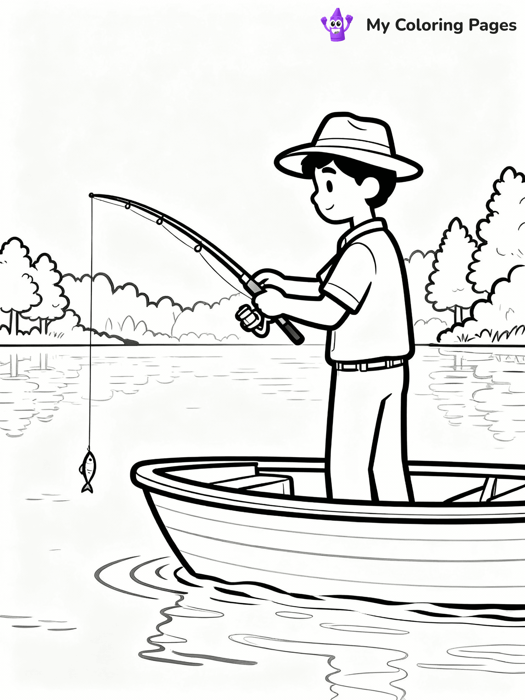 Fishing Coloring Pages - 15