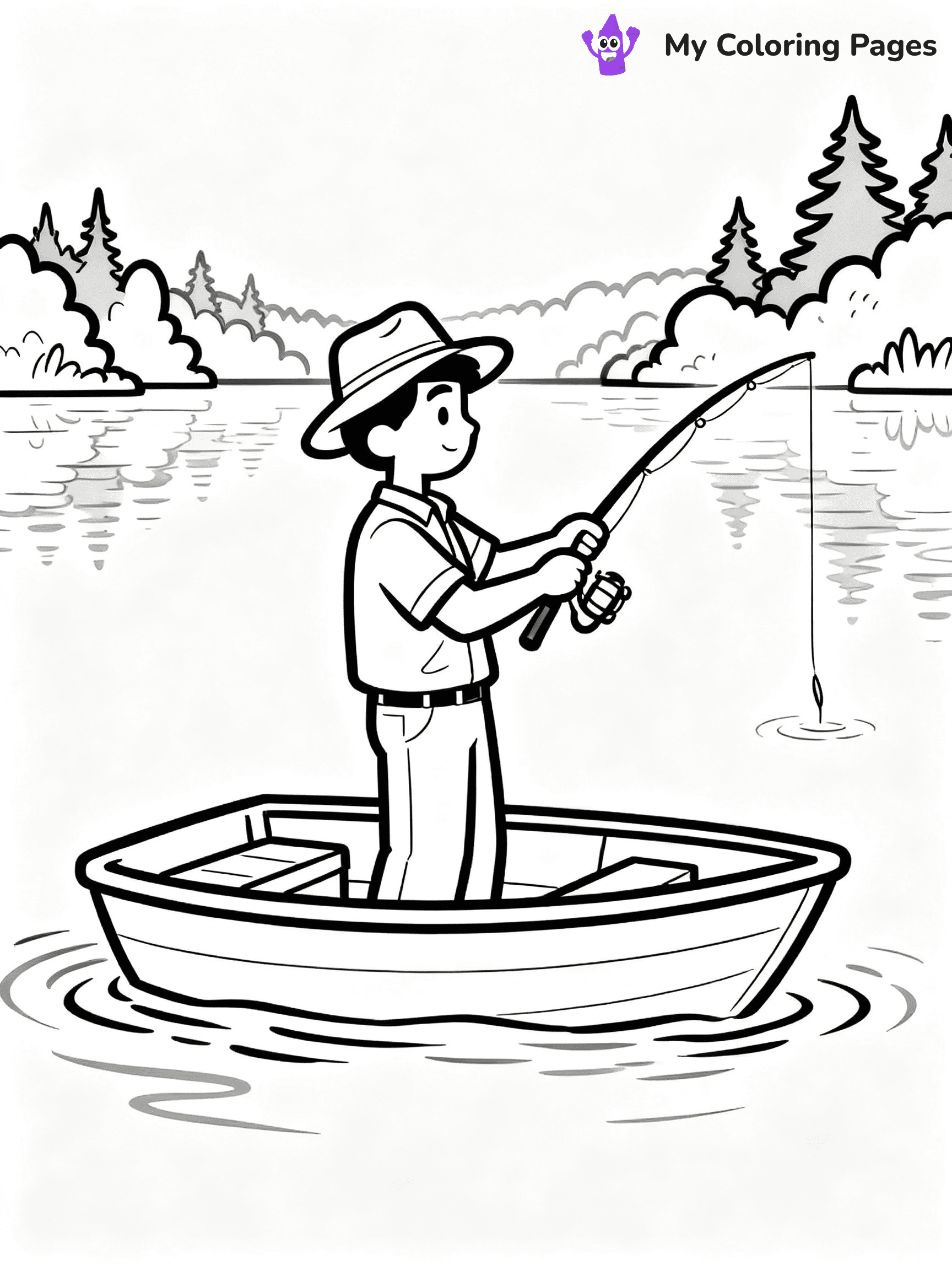 Fishing Coloring Pages - 14