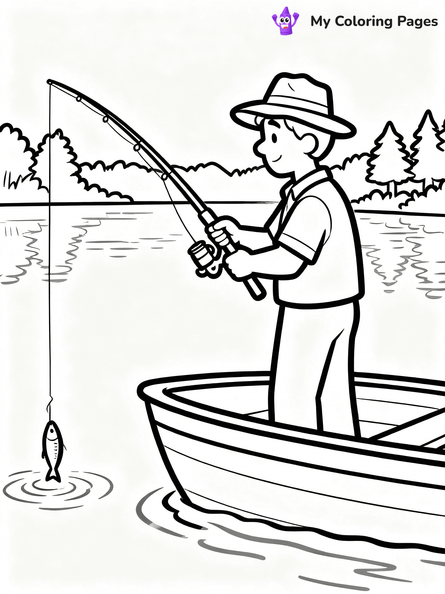 Fishing Coloring Pages - 13