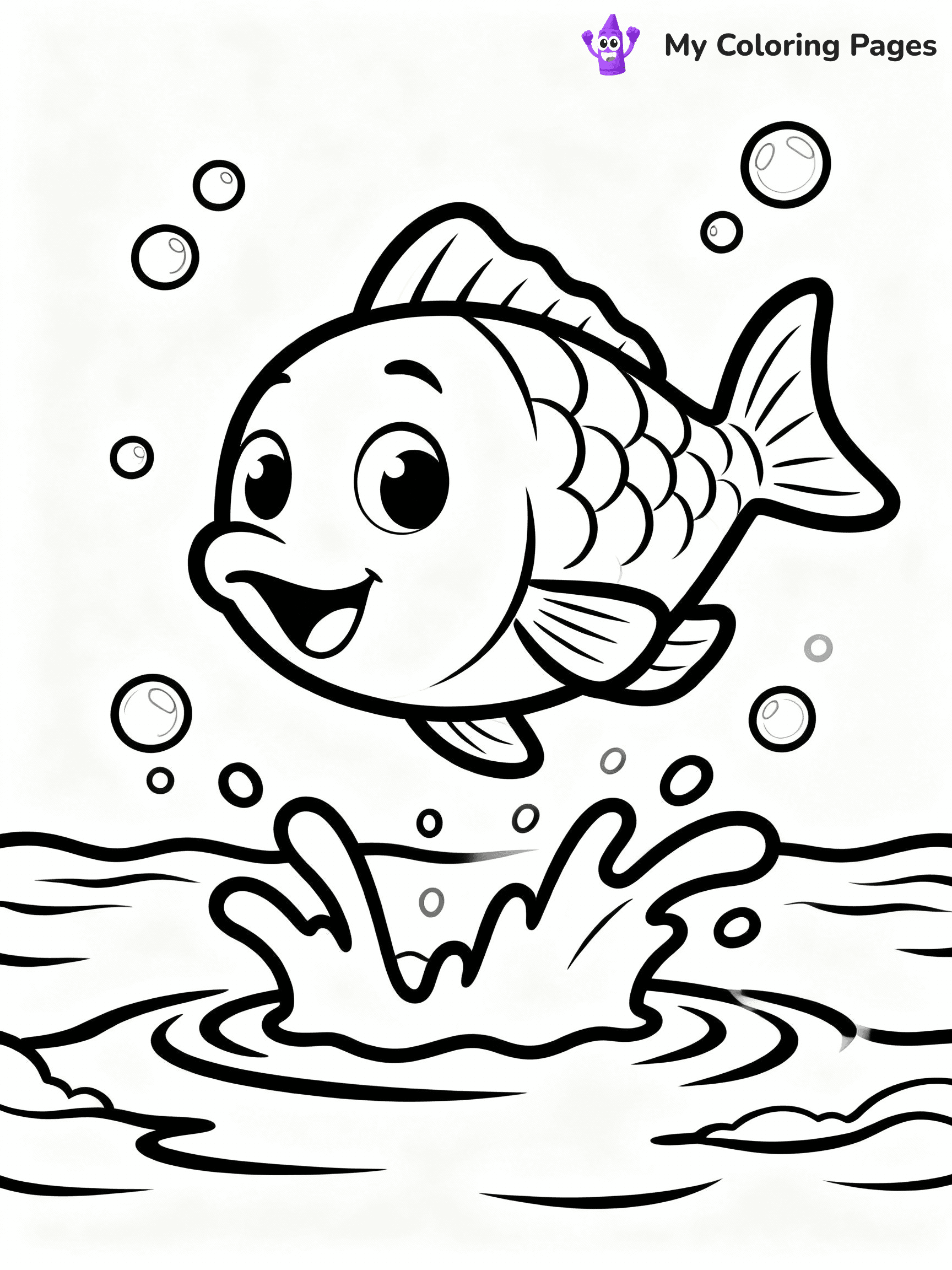 Fishing Coloring Pages - 1