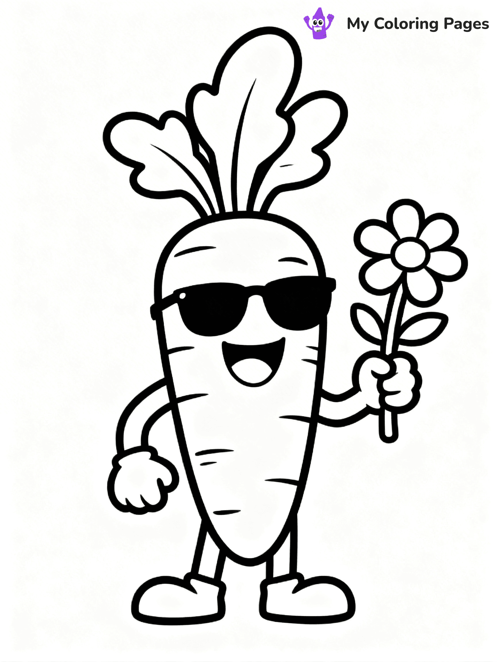 Carrot Coloring Pages - 94