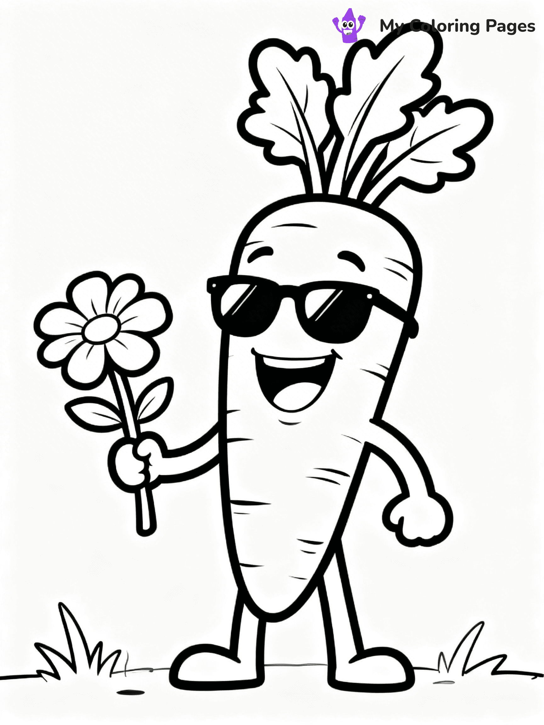 Carrot Coloring Pages - 92